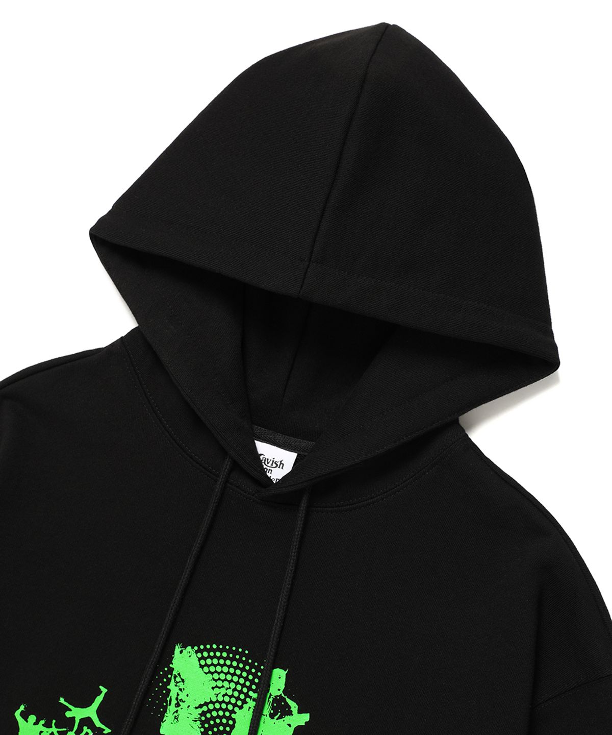 카비시(CAVISH) BLUES BAND HOODIE BLACK(CV2ESUM406A)
