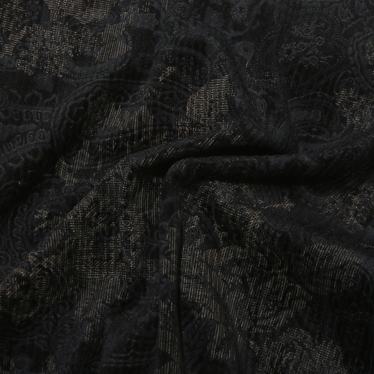 오가프(OGARP) Flower Paisley Vintage Track Jacket Black