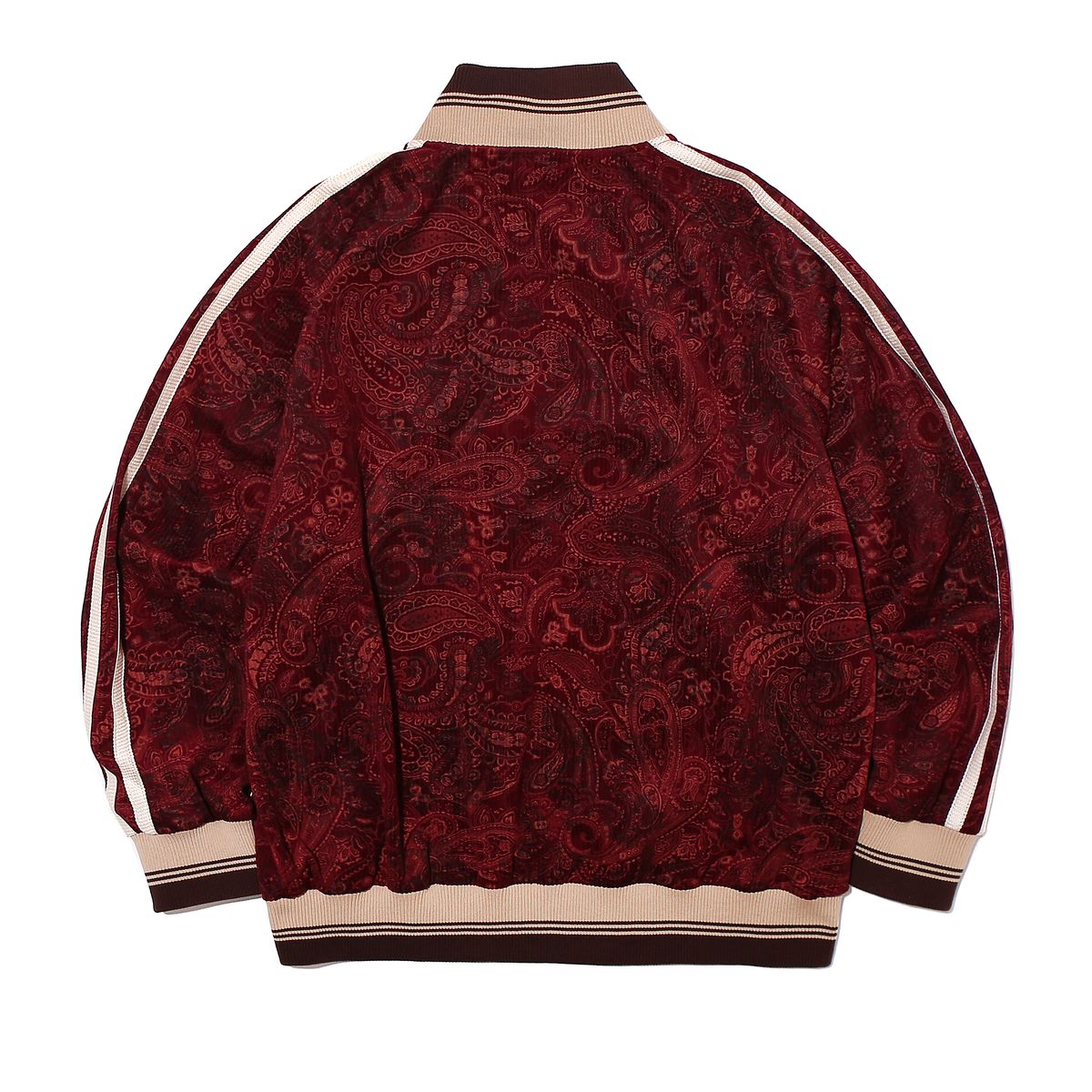 오가프(OGARP) Flower Paisley Vintage Track Jacket Wine