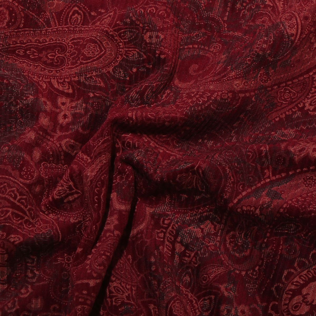 오가프(OGARP) Flower Paisley Vintage Track Jacket Wine