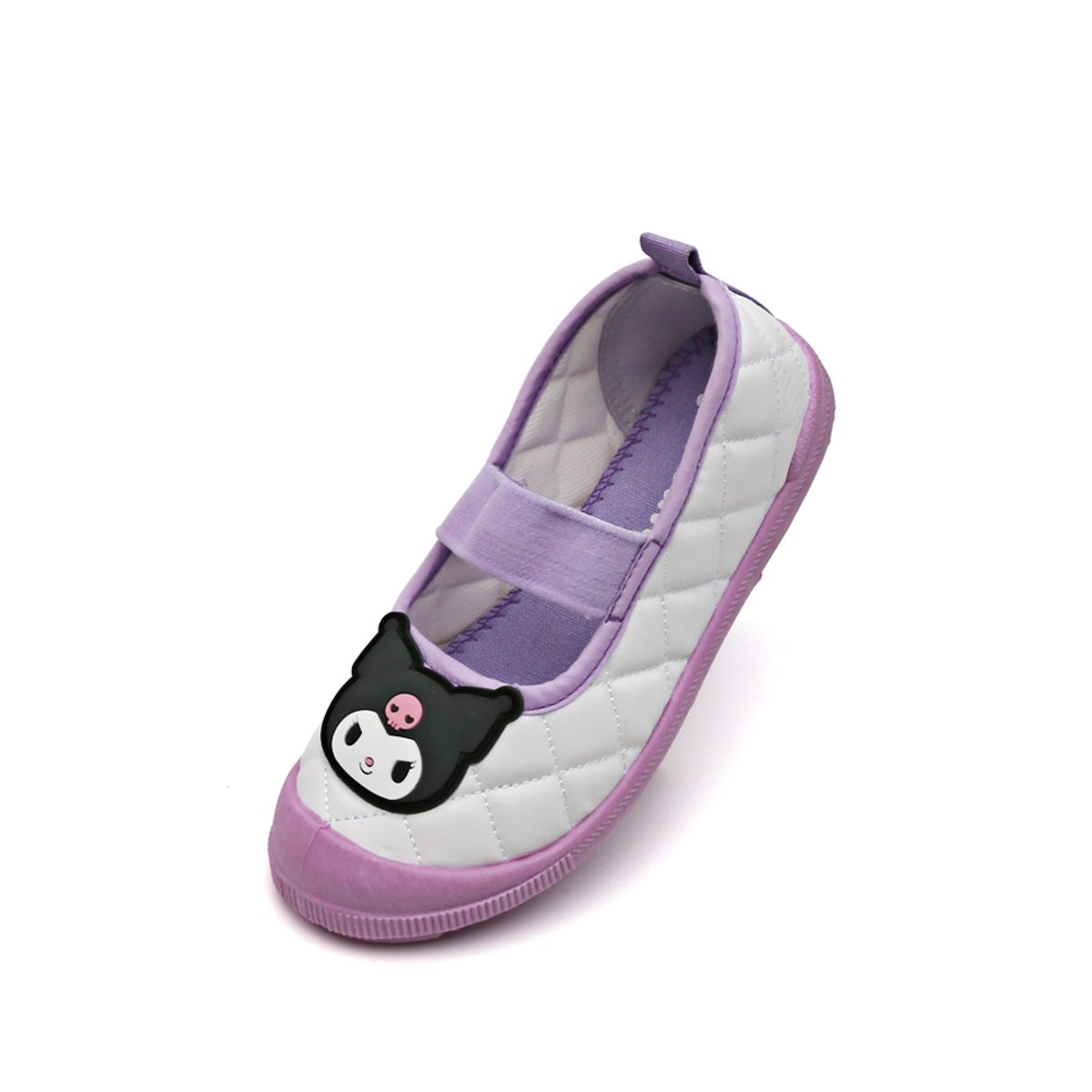 산리오 키즈(SANRIO) 쿠로미 페이스 퀼팅실내화