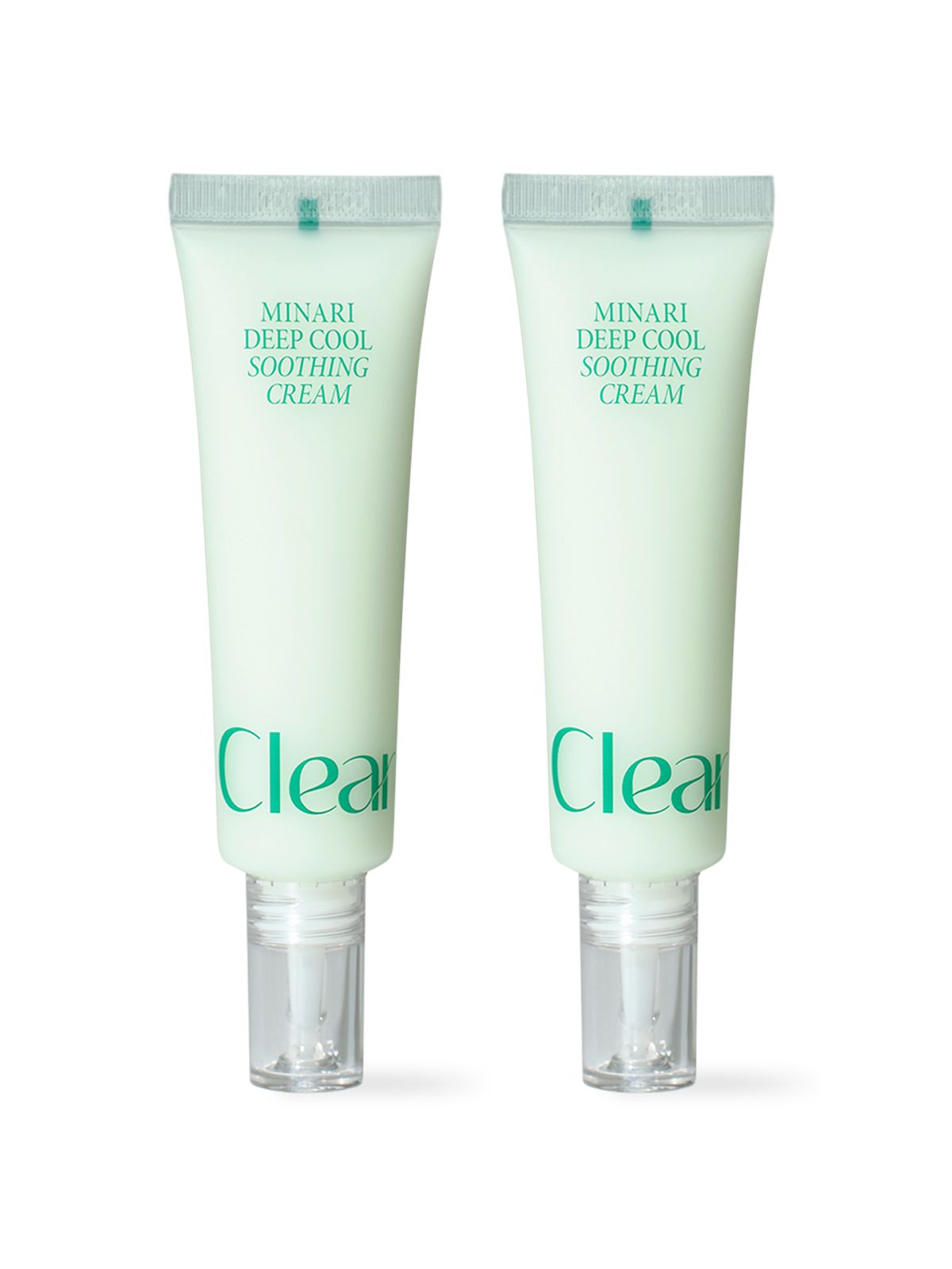 클리어디어(CLEARDEA) [2개입] 미나리 딥 쿨 수딩크림 듀오 30ml