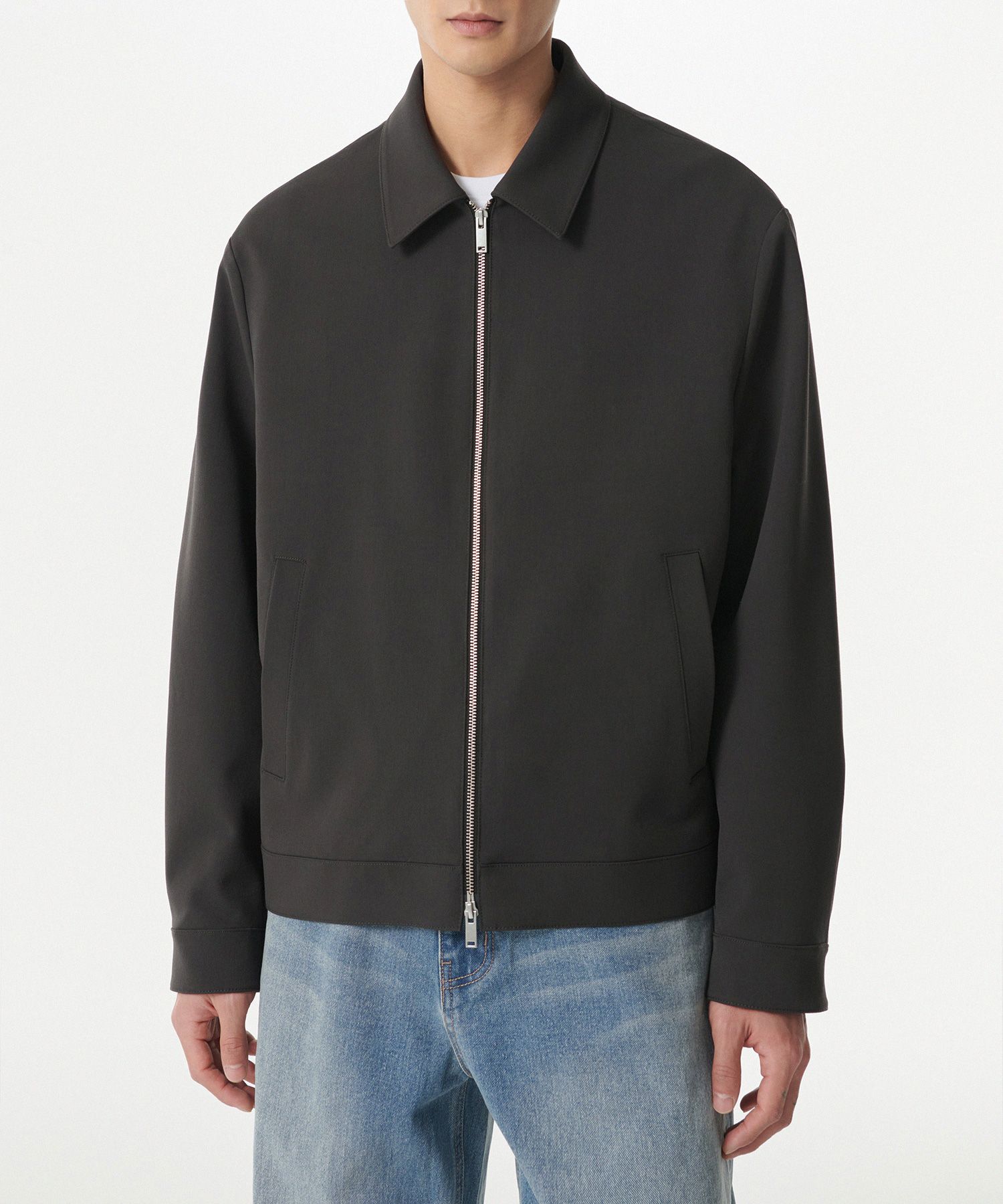 MUSINSA | MUSINSA STANDARD Relaxed Minimal Jacket [Gunmetal]