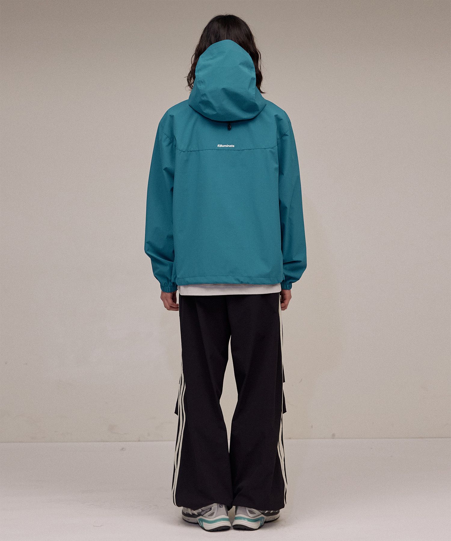 トラックパンツ・ジャージ FILLUMINATE Nylon Two-Tuck Taped Pants_4colors MUSINSA | FILLUMINATE Nylon two-tuck taping pants-black
