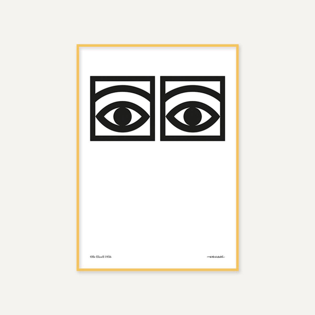 그릿시즌(GREET SEASON) 올레 엑셀 One eye, Black and White (액자 포함)
