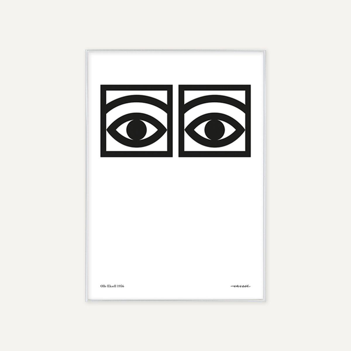 그릿시즌(GREET SEASON) 올레 엑셀 One eye, Black and White (액자 포함)