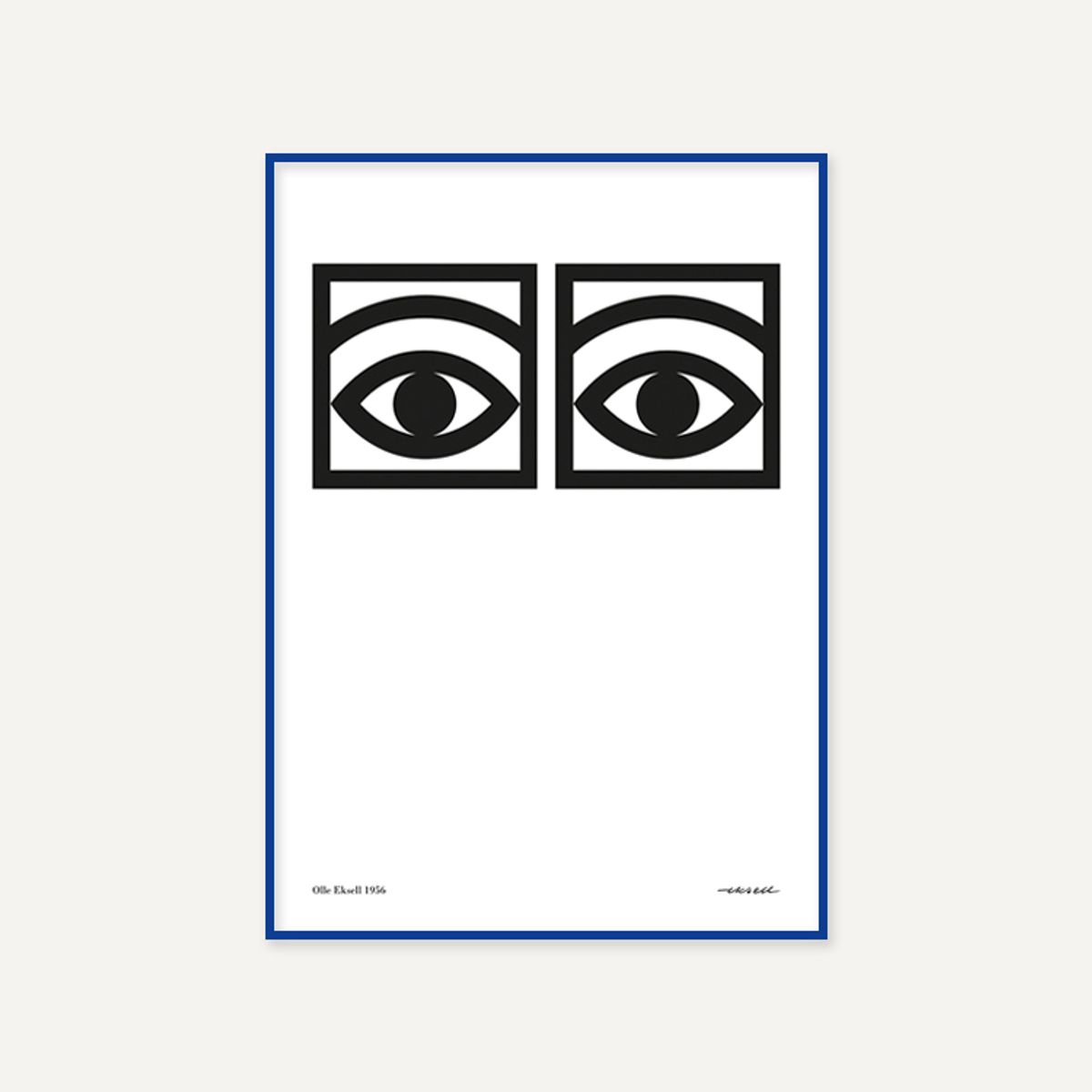 그릿시즌(GREET SEASON) 올레 엑셀 One eye, Black and White (액자 포함)