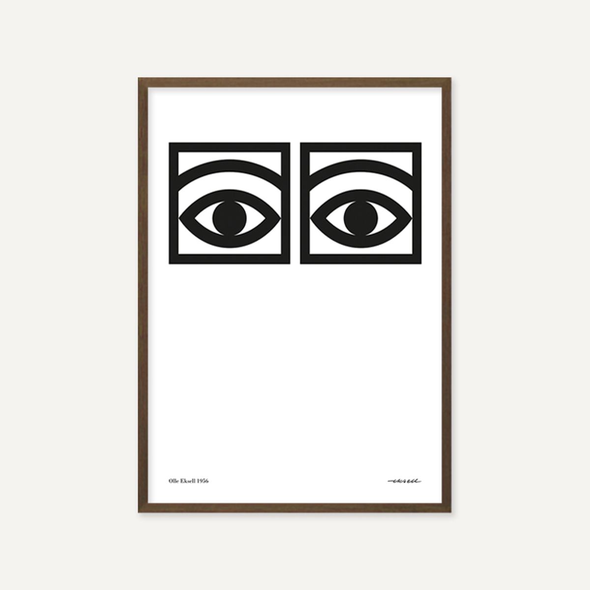 그릿시즌(GREET SEASON) 올레 엑셀 One eye, Black and White (액자 포함)