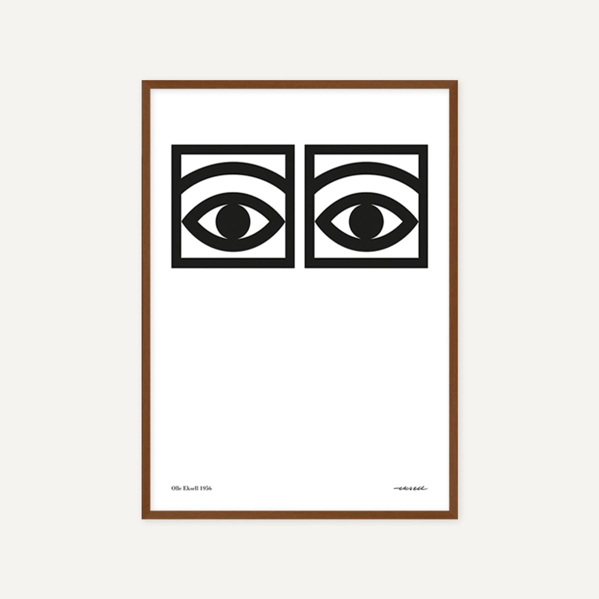 그릿시즌(GREET SEASON) 올레 엑셀 One eye, Black and White (액자 포함)