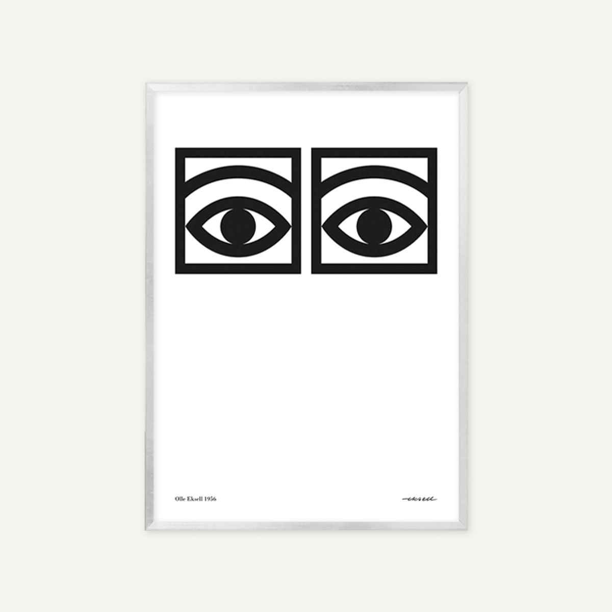 그릿시즌(GREET SEASON) 올레 엑셀 One eye, Black and White (액자 포함)