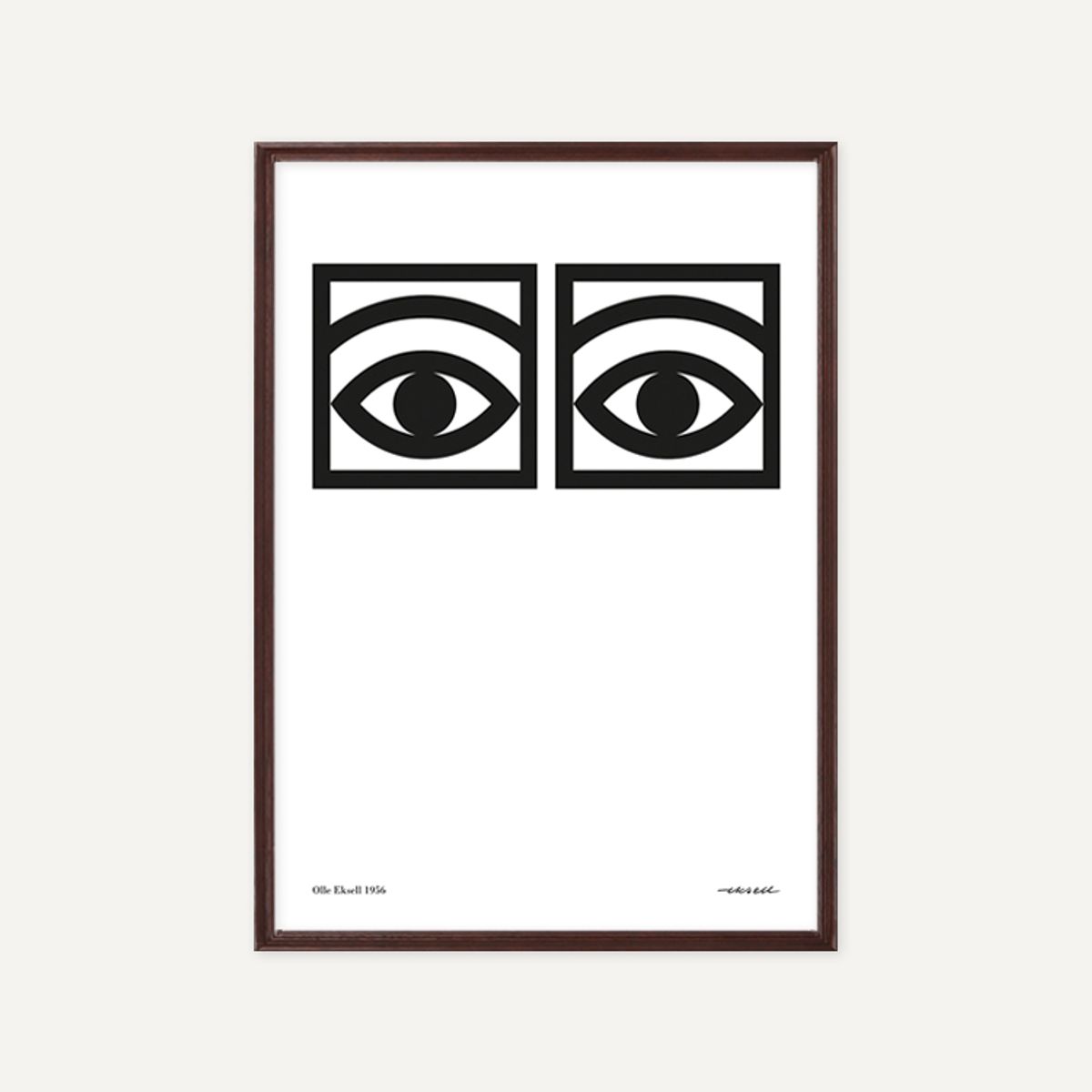 그릿시즌(GREET SEASON) 올레 엑셀 One eye, Black and White (액자 포함)