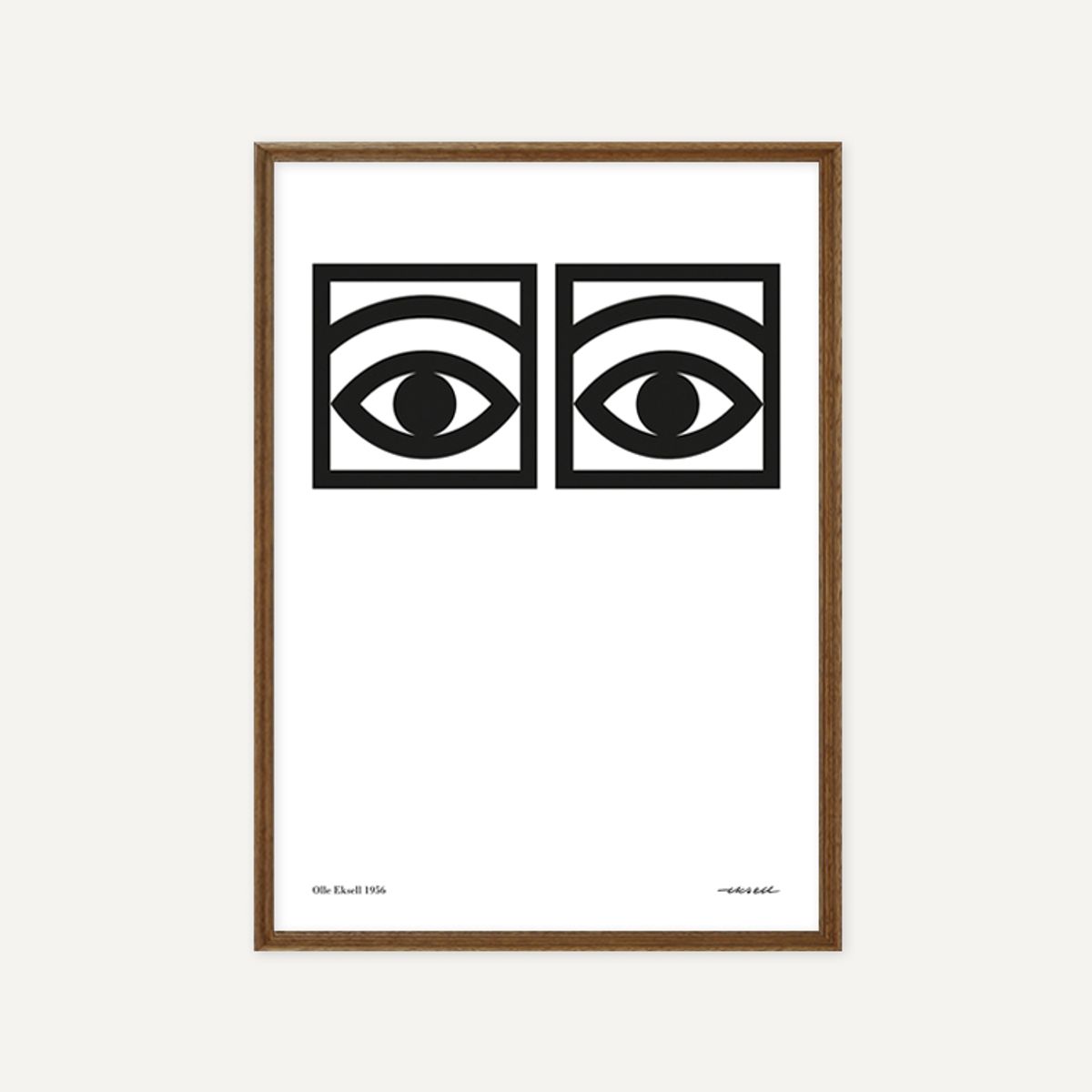 그릿시즌(GREET SEASON) 올레 엑셀 One eye, Black and White (액자 포함)