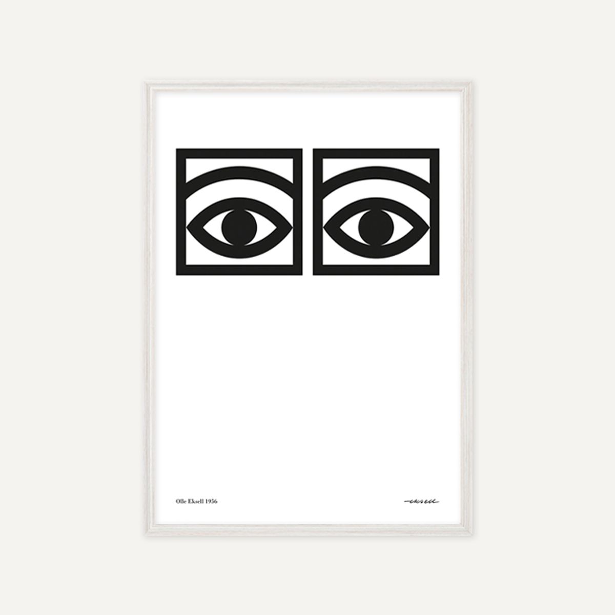 그릿시즌(GREET SEASON) 올레 엑셀 One eye, Black and White (액자 포함)