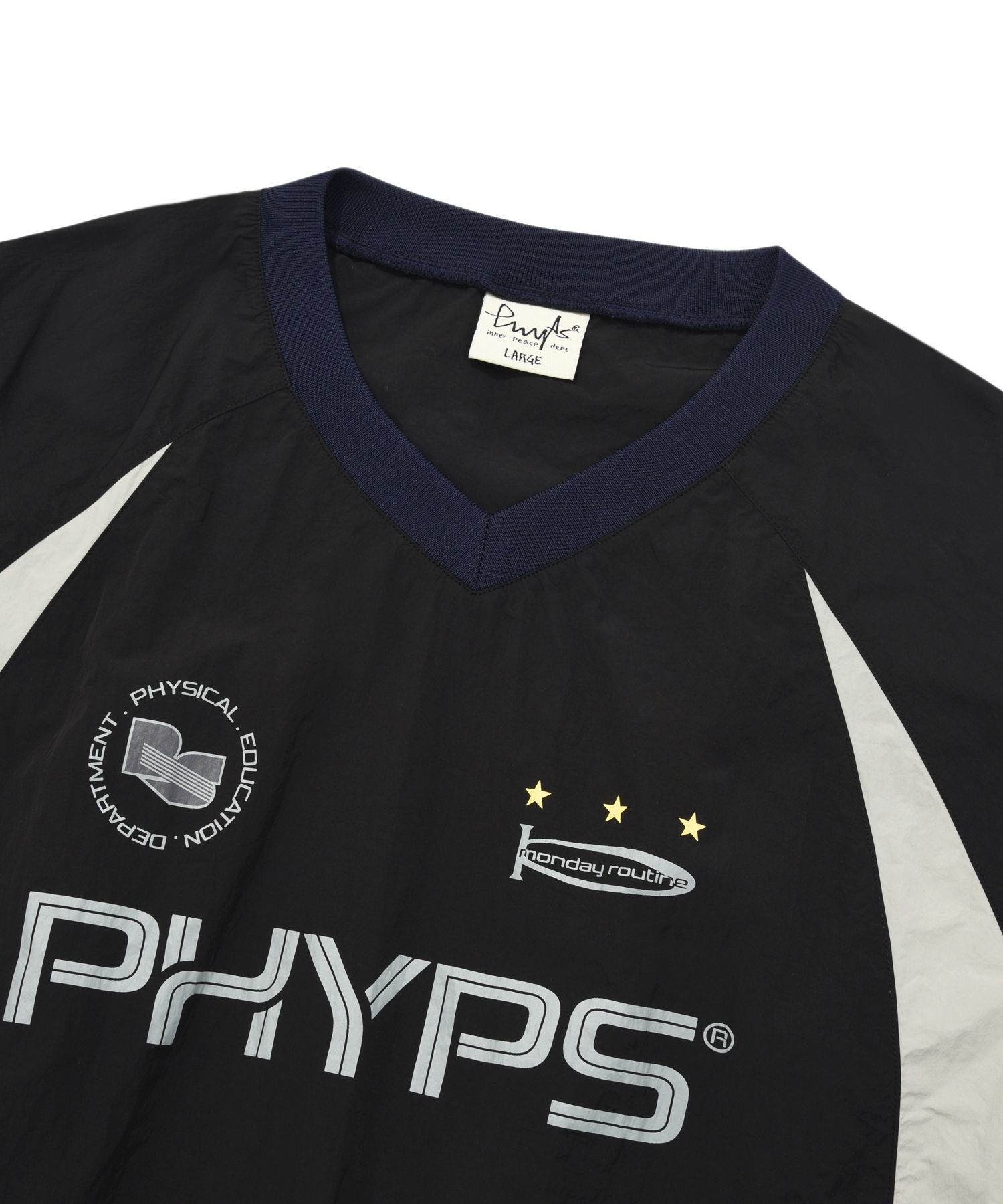 ◆PHYPS NYLON SOCCER ロングスリーブ/4色◆ MUSINSA | PHYPS Nylon Soccer Long Sleeve_Black