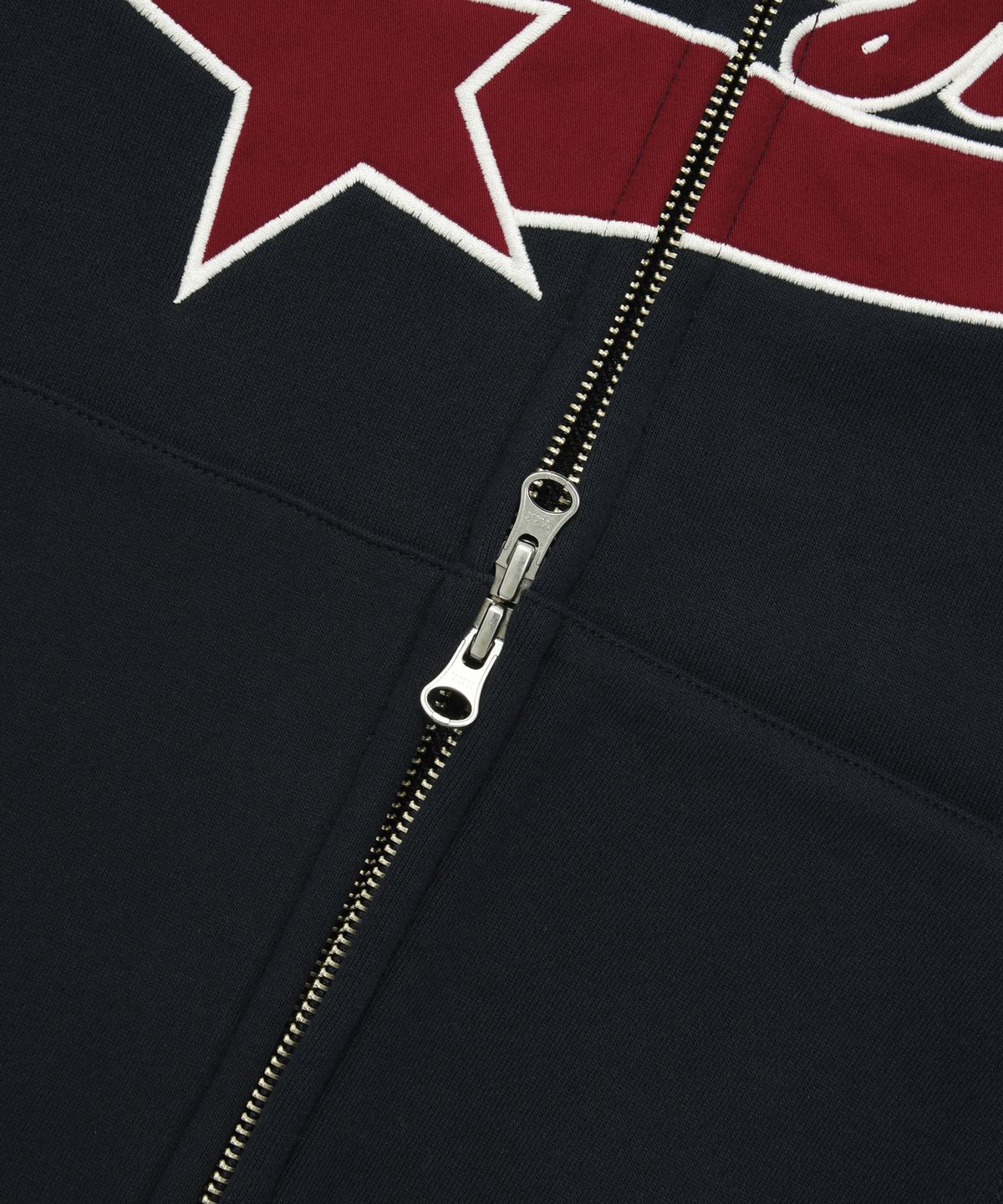 피지컬 디파트먼트(PHYSICAL DEPARTMENT) 스타테일 후드집업_레드