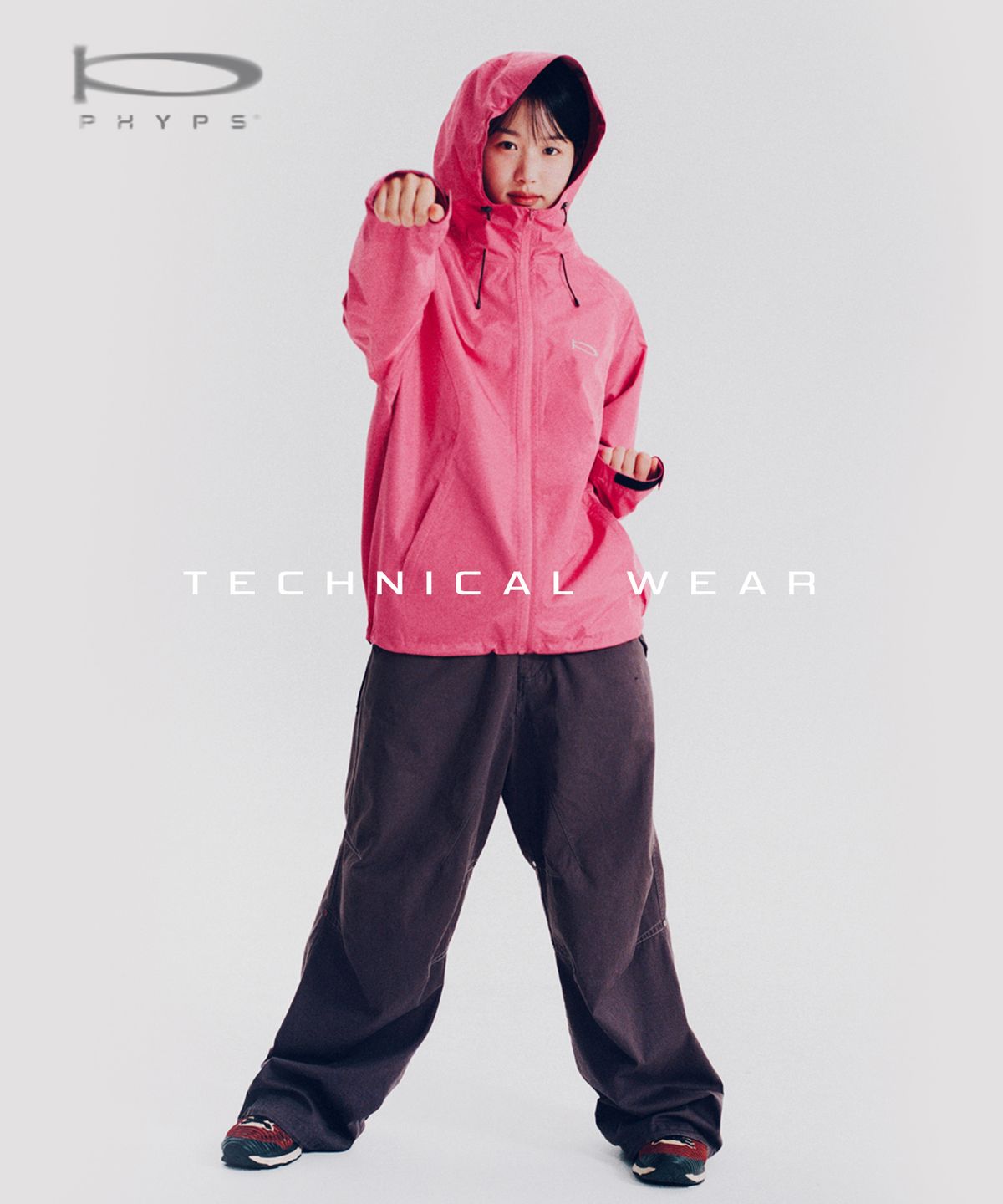 피지컬 디파트먼트(PHYSICAL DEPARTMENT) P-ACTIVE 심실링 윈드 브레이커_블랙
