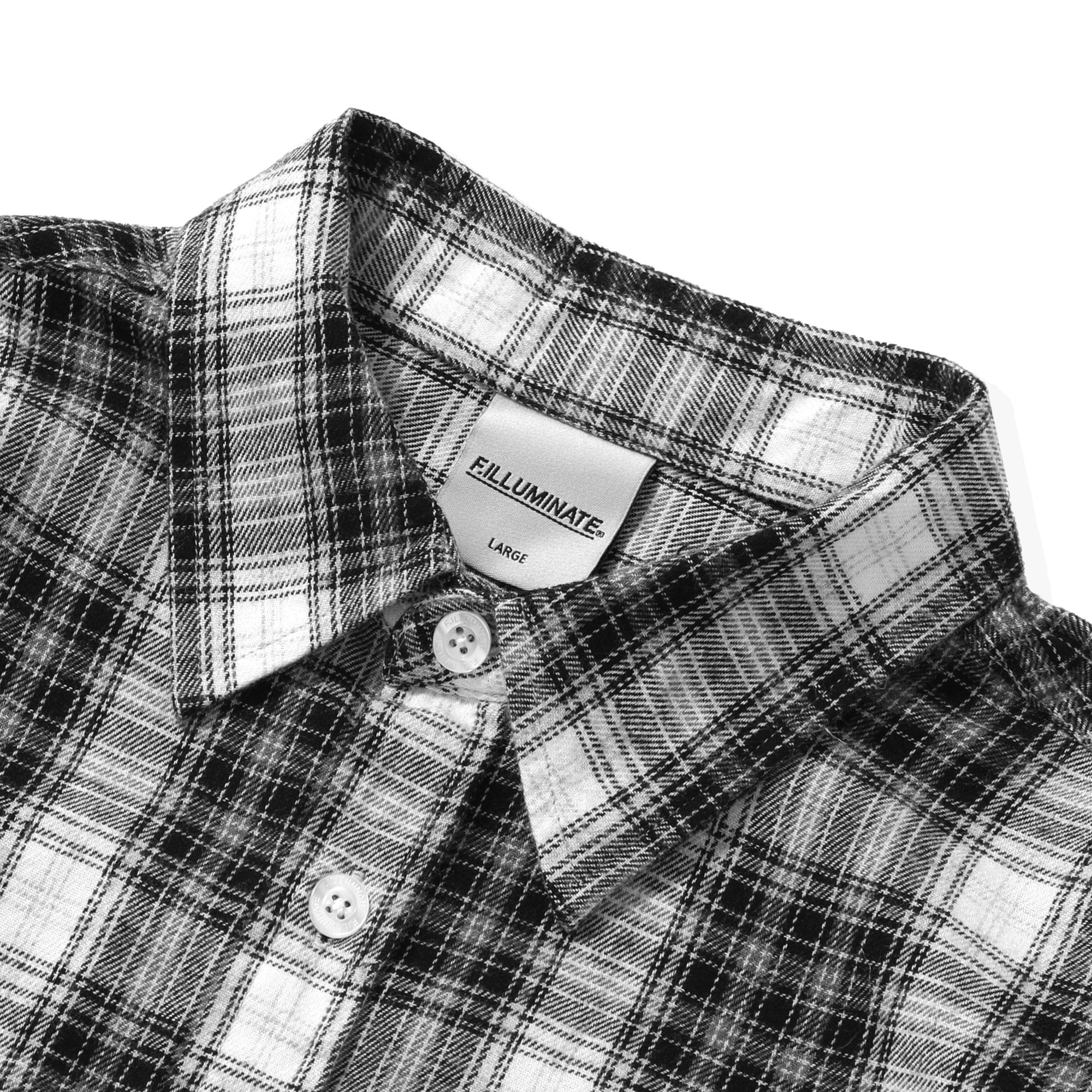 MUSINSA | FILLUMINATE Overfit Madras Check Shirt-Black