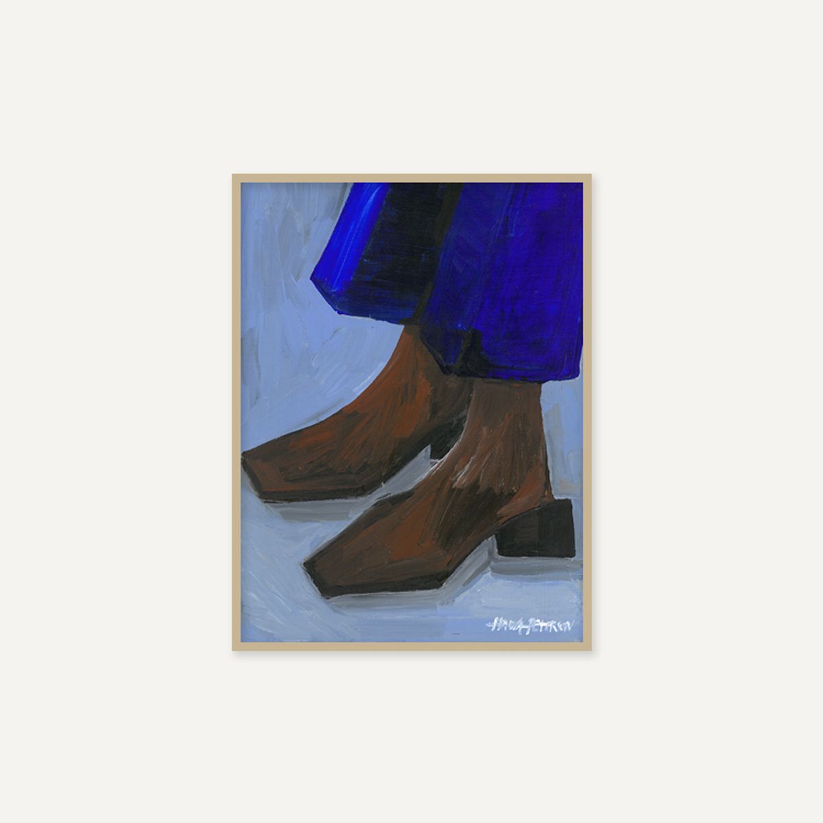 그릿시즌(GREET SEASON) 한나 피터슨 Boots and Blues (액자 포함)