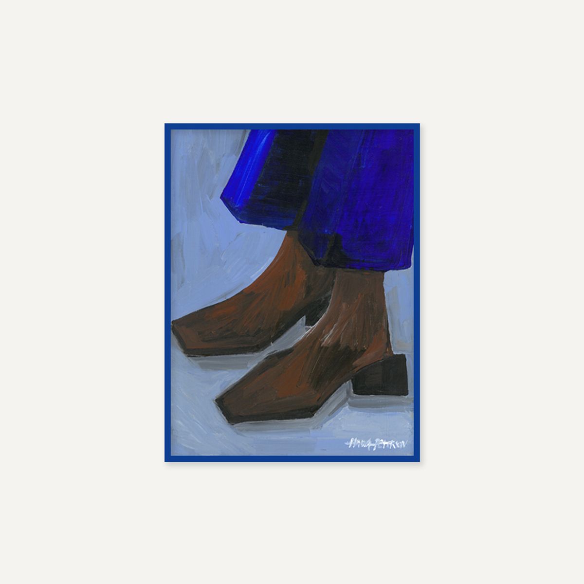 그릿시즌(GREET SEASON) 한나 피터슨 Boots and Blues (액자 포함)