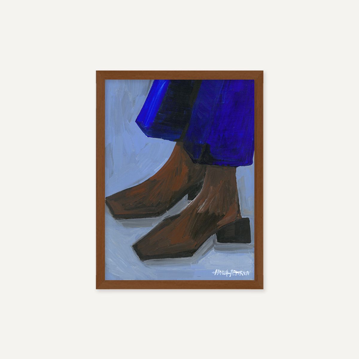 그릿시즌(GREET SEASON) 한나 피터슨 Boots and Blues (액자 포함)