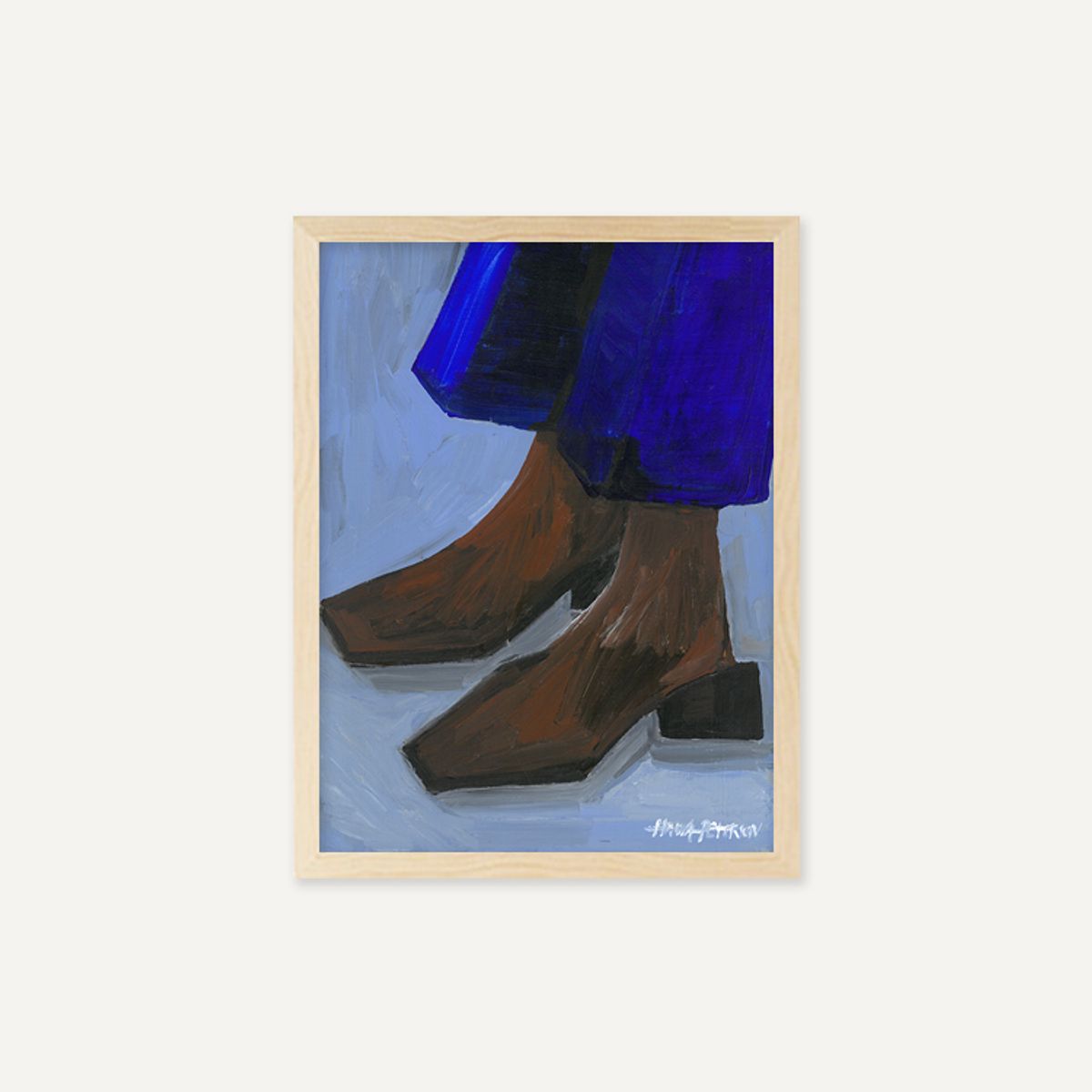 그릿시즌(GREET SEASON) 한나 피터슨 Boots and Blues (액자 포함)