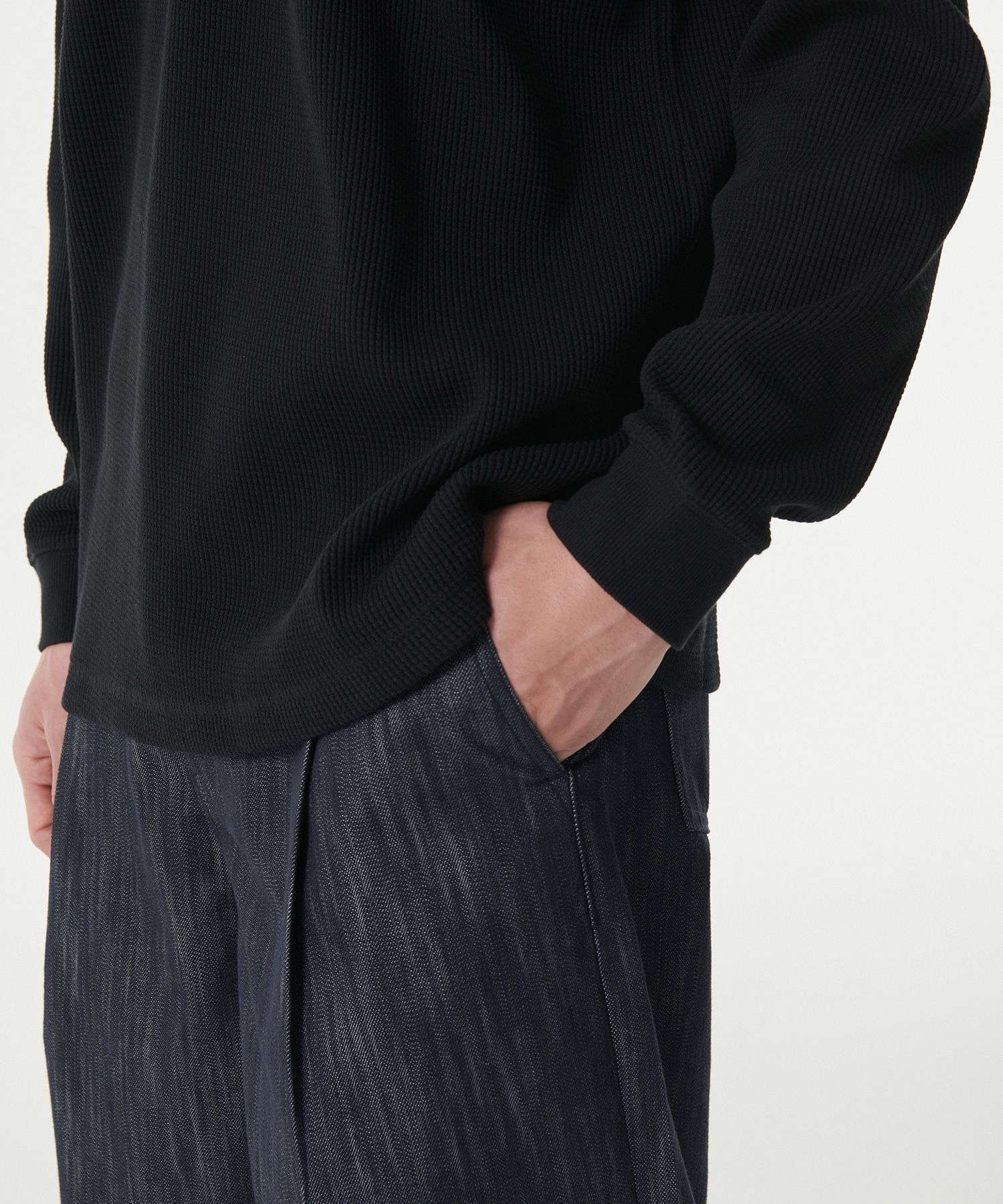 Tシャツ・カットソー *MUSINSA STANDARD* Waffle Relaxed Crew Neck Long Sleeve T-Sh MUSINSA | MUSINSA STANDARD Waffle Relaxed Crew Neck Long