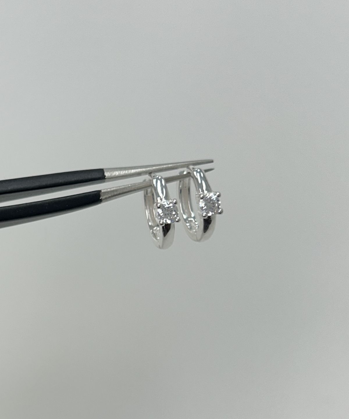 바라두(BARADU) [BARADU 925] Single point hoop earrings