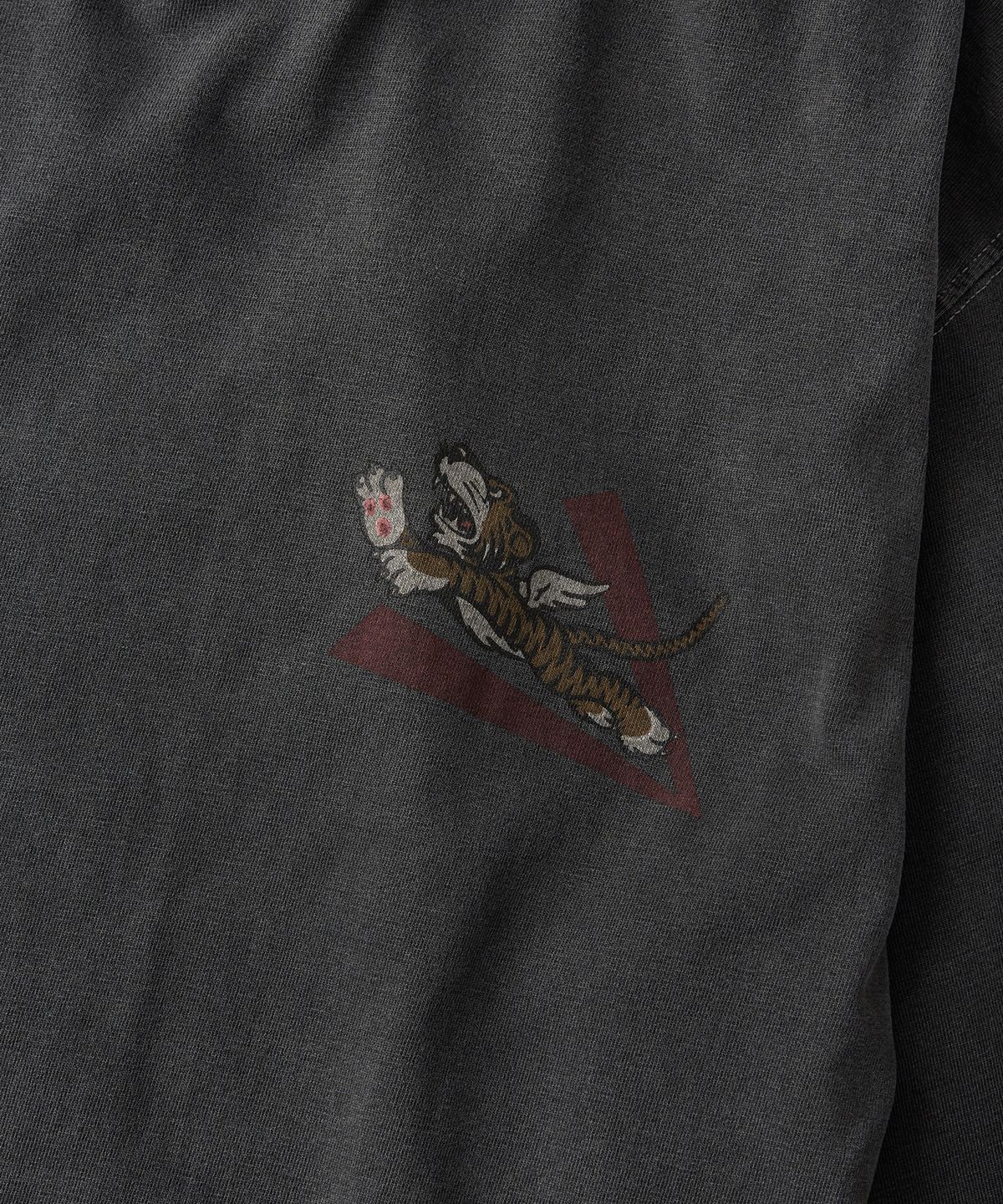 아웃스탠딩(OUTSTANDING) MIL SERIES LONG SLEEVE(74TH FIGHTER SQ)_PIGMENT CHARCOAL