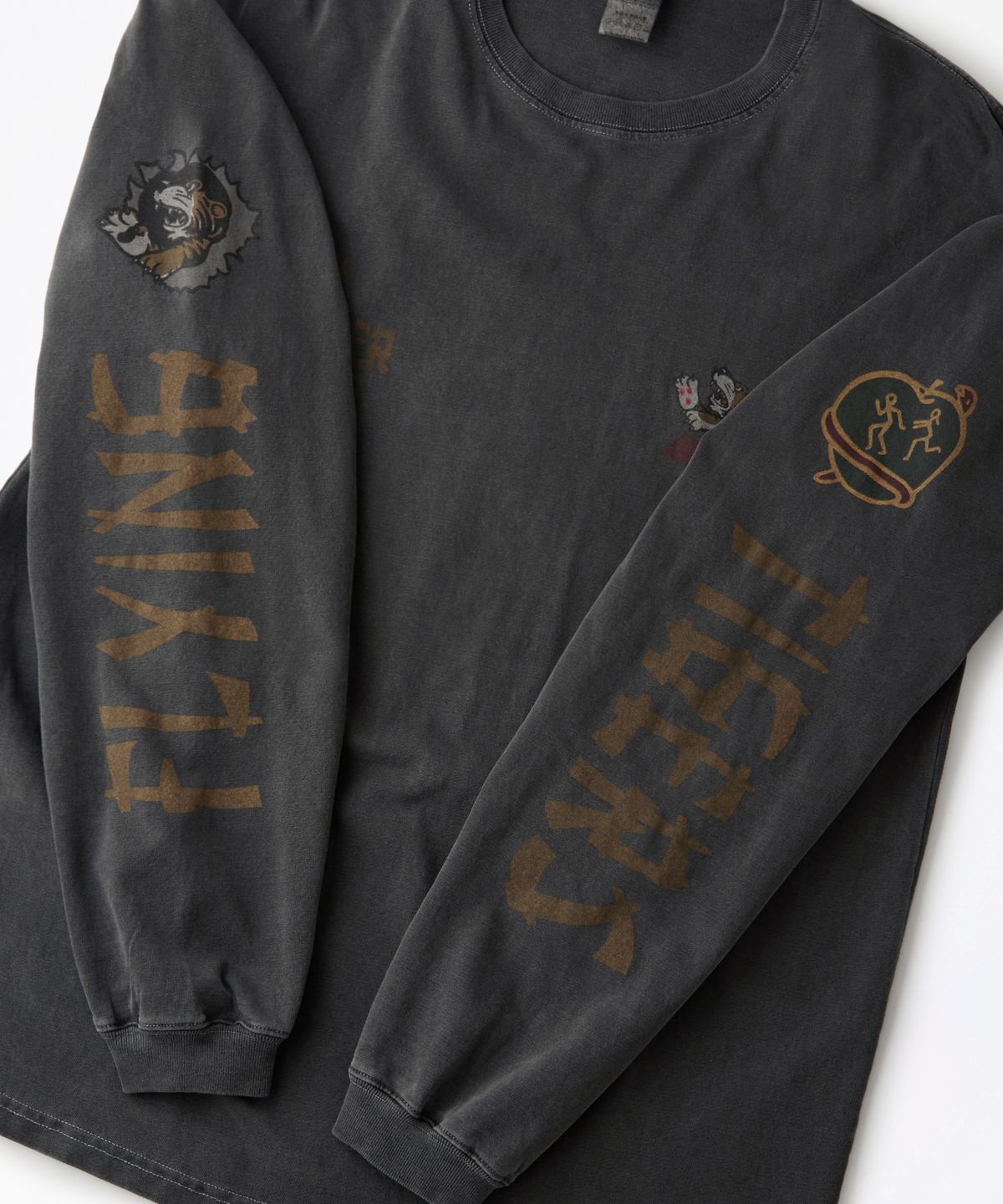 아웃스탠딩(OUTSTANDING) MIL SERIES LONG SLEEVE(74TH FIGHTER SQ)_PIGMENT CHARCOAL