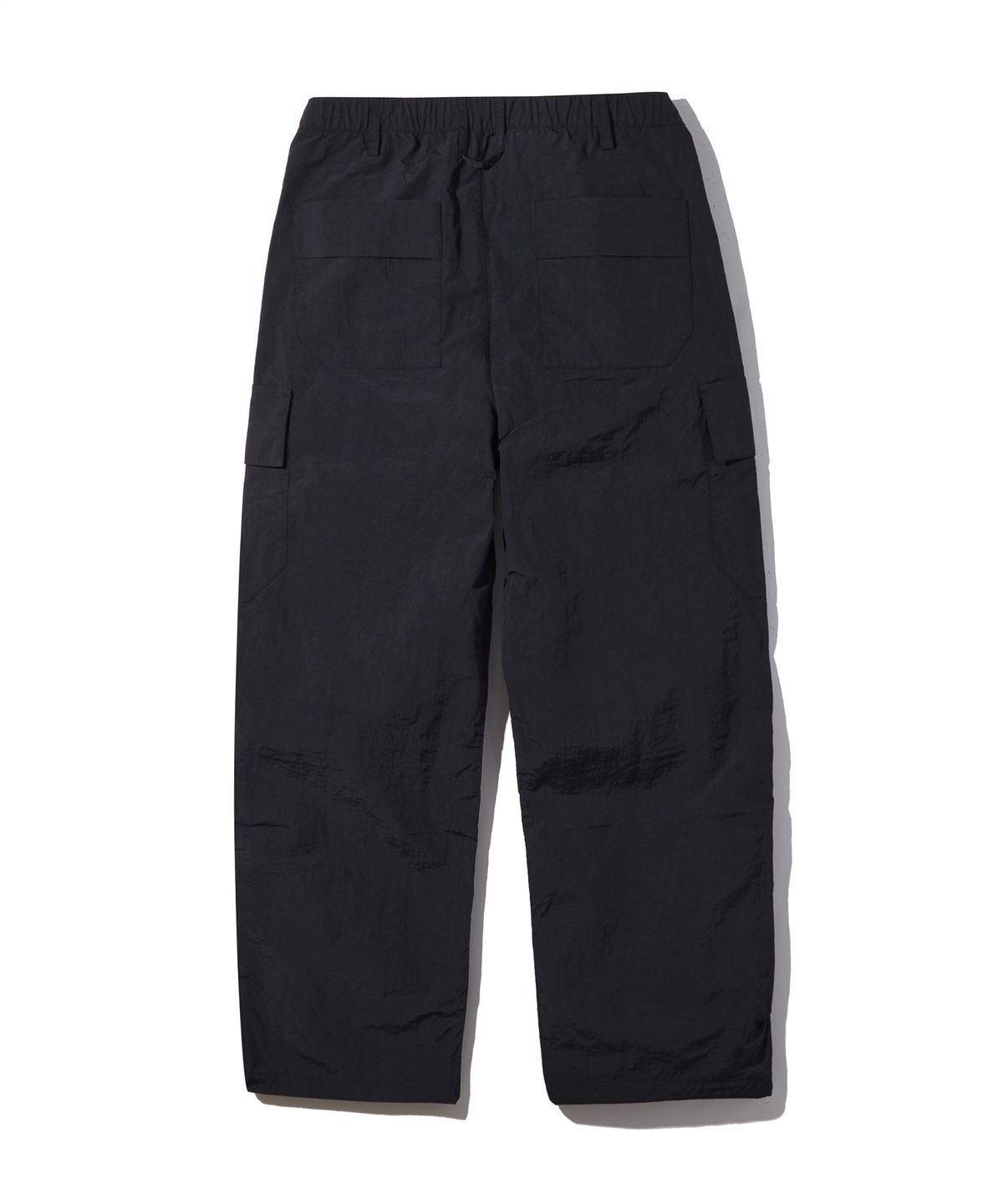 디써티원(DTHIRTYONE) Nylon Fold Cargo Wide Pants (CARBON BLACK)