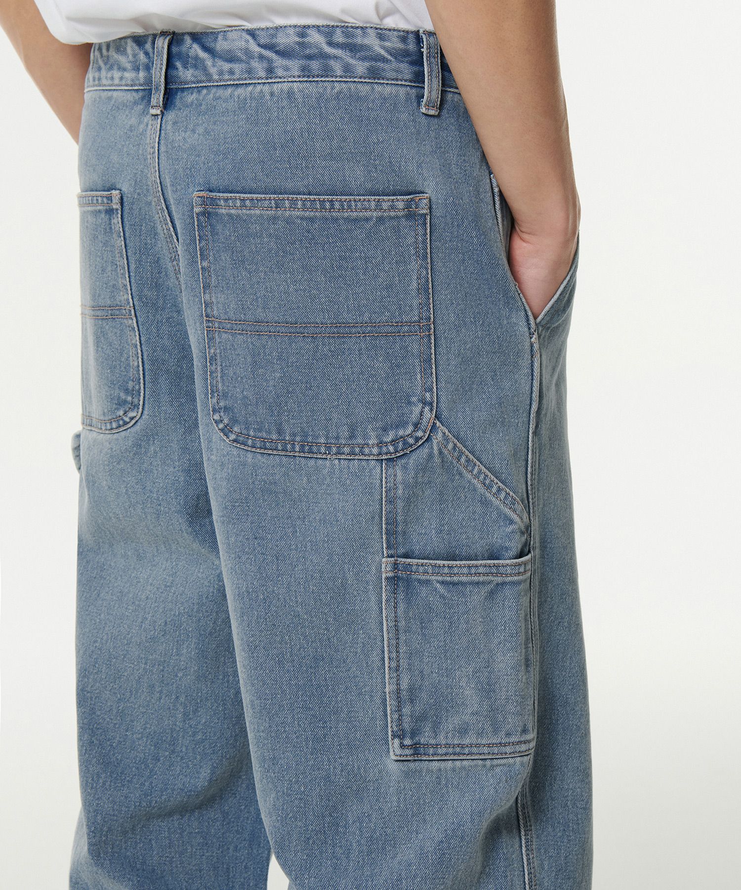 ★MUSINSA STANDARD★ Scrub washed wide denim pants light ind MUSINSA | MUSINSA STANDARD Scrub Washed Wide Denim Pants