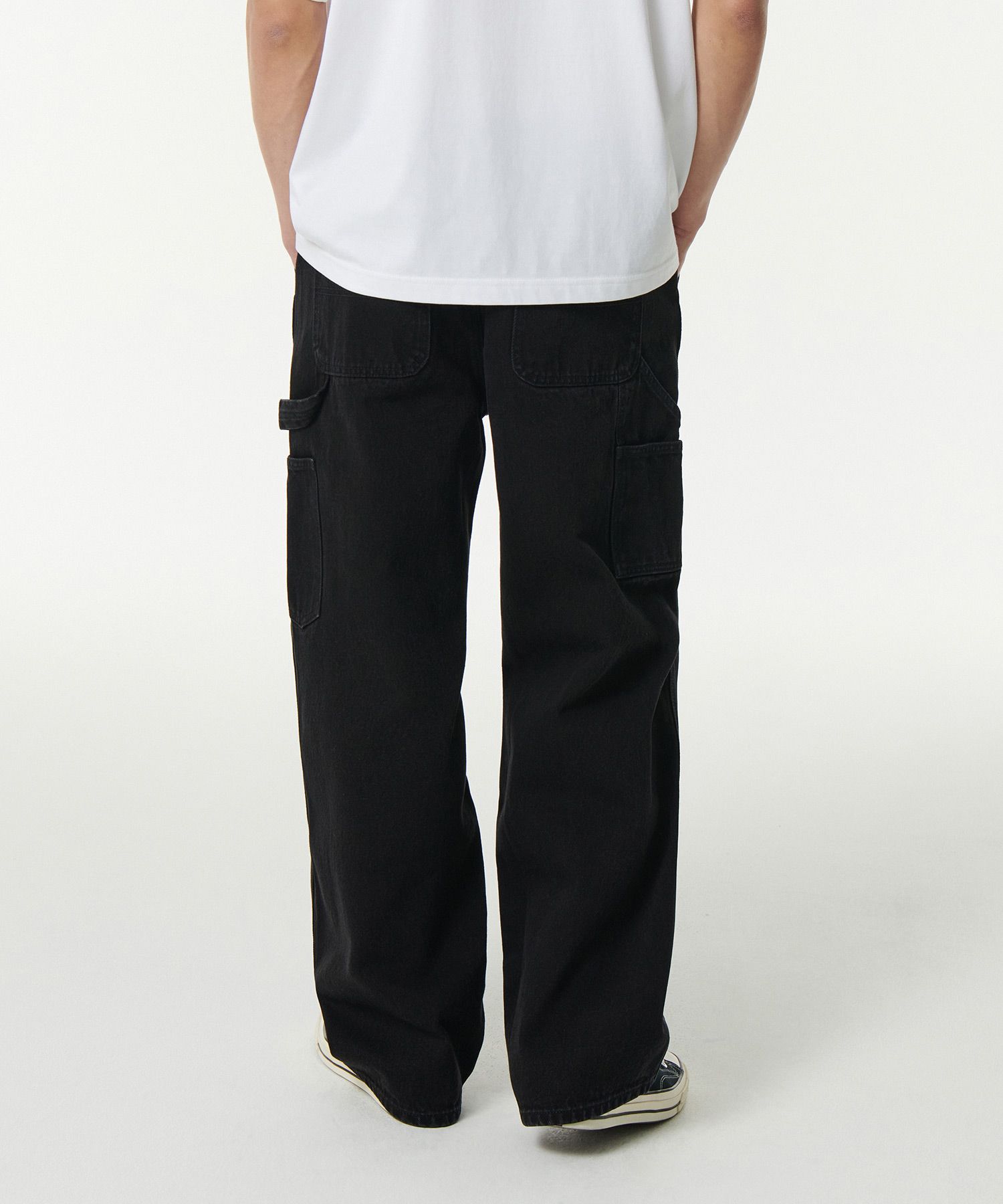 MUSINSA | MUSINSA STANDARD Denim Wide Carpenter Pants