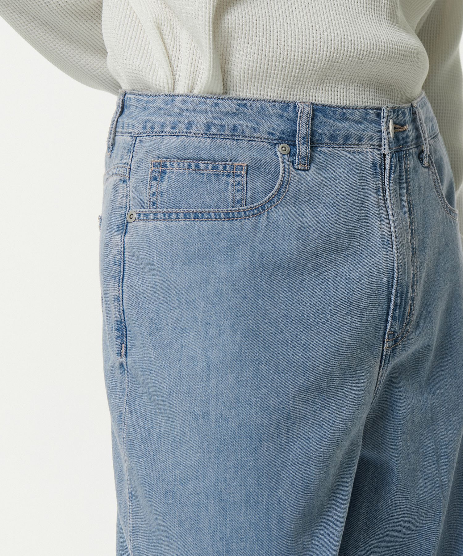 MUSINSA | MUSINSA STANDARD Lightweight wide denim pants