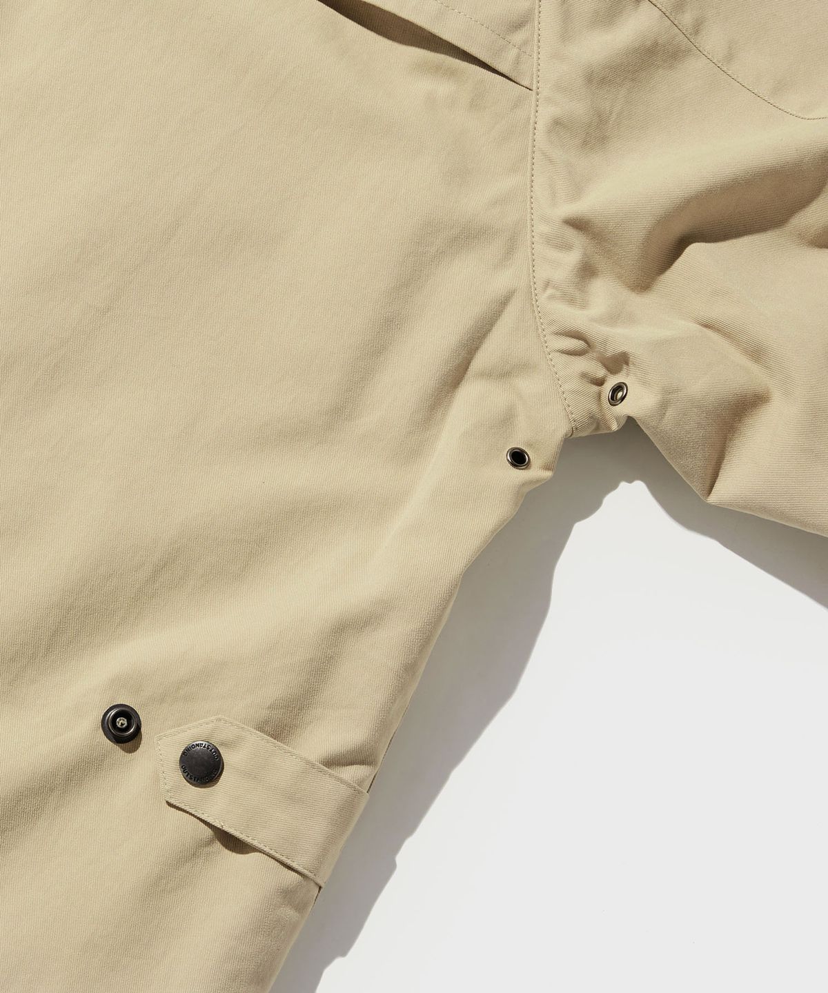 아웃스탠딩(OUTSTANDING) CORDUROY COLLAR HUNTING JACKET_BEIGE