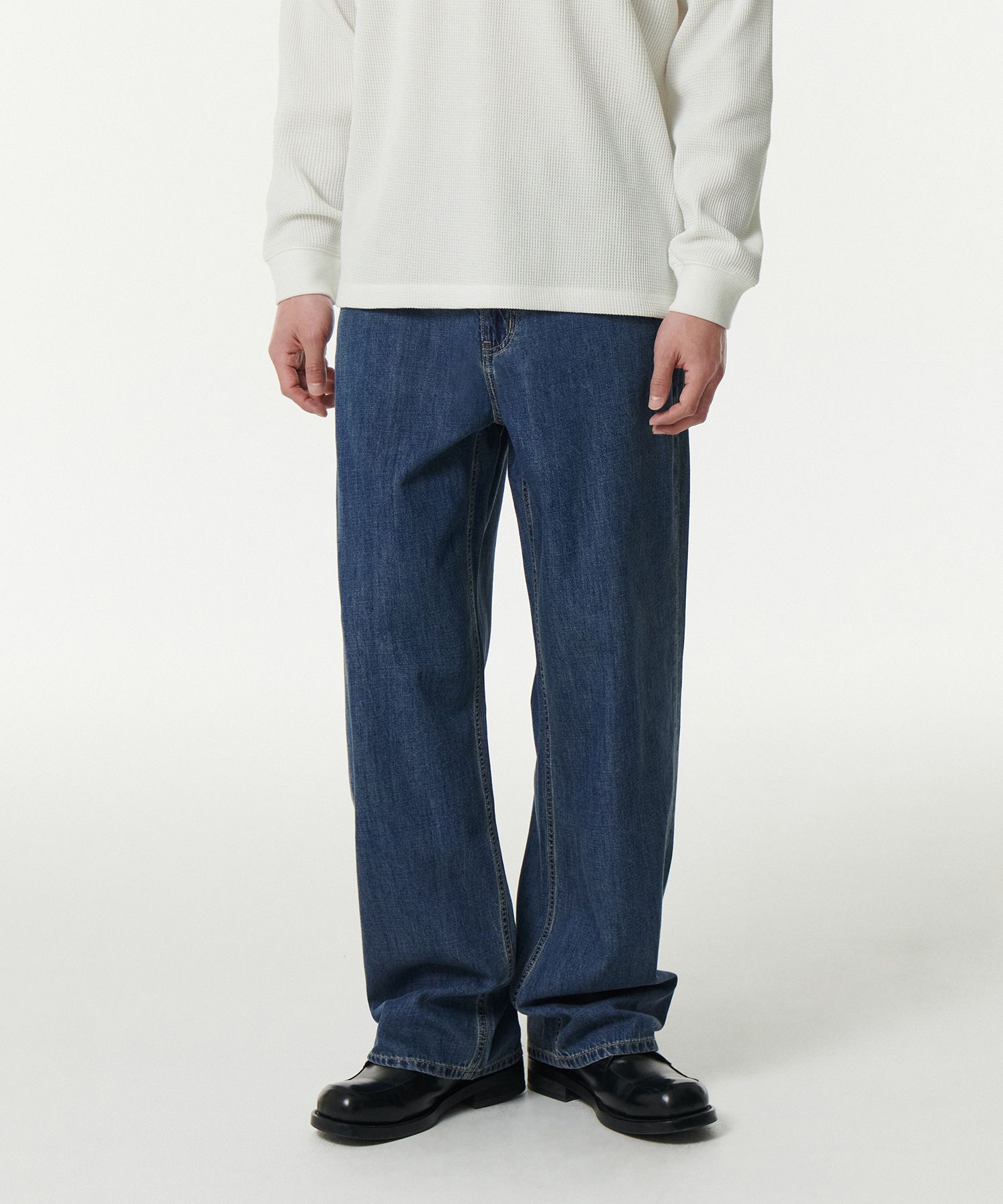 MUSINSA | MUSINSA STANDARD Lightweight Wide Denim Pants