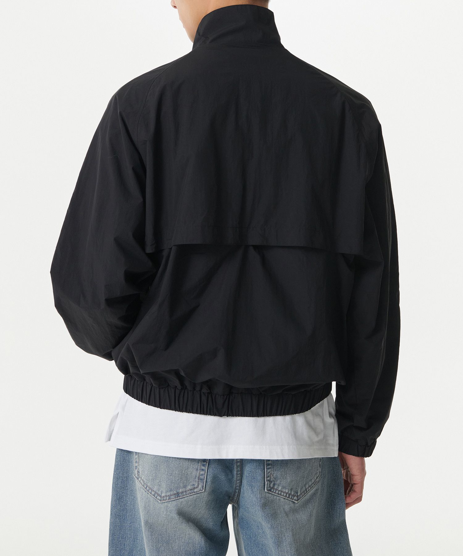 MUSINSA | MUSINSA STANDARD Oversized high neck windbreaker