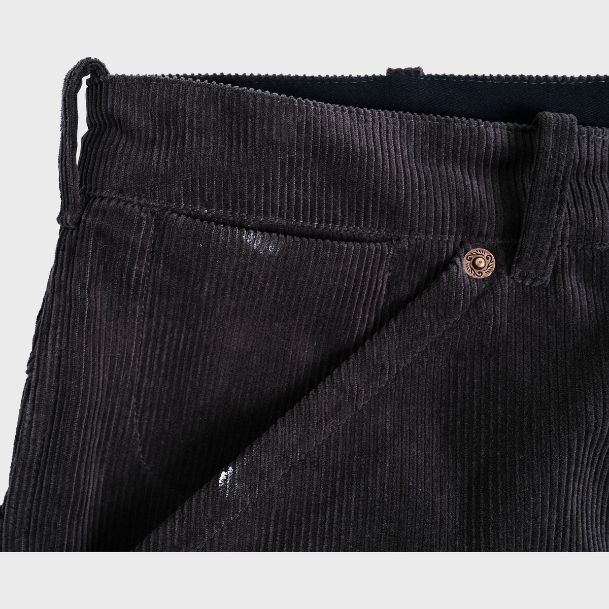 본로우(BONRROW) Corduroy Painter Pants_Charcoal