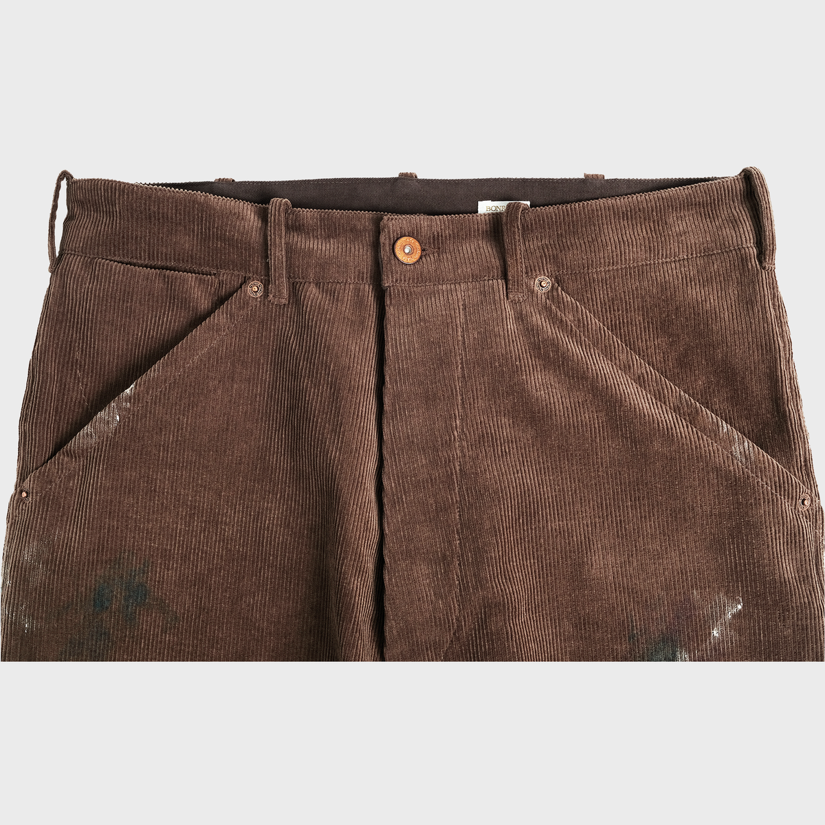 본로우(BONRROW) Corduroy Painter Pants_Brown