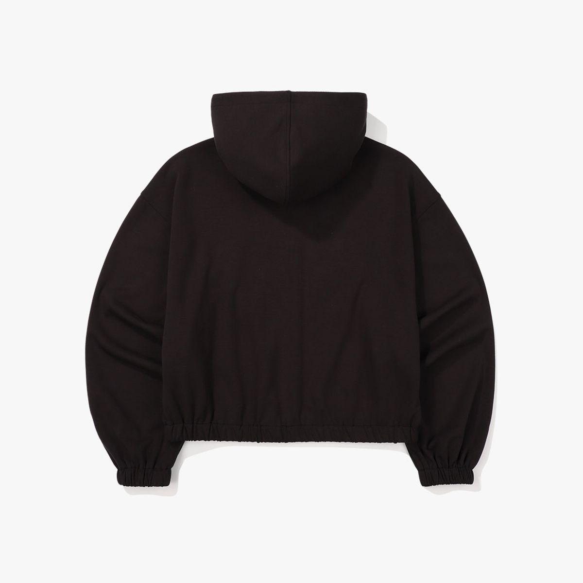 디아도라(diadora) 컴피 후드 집업 자켓 BLACK