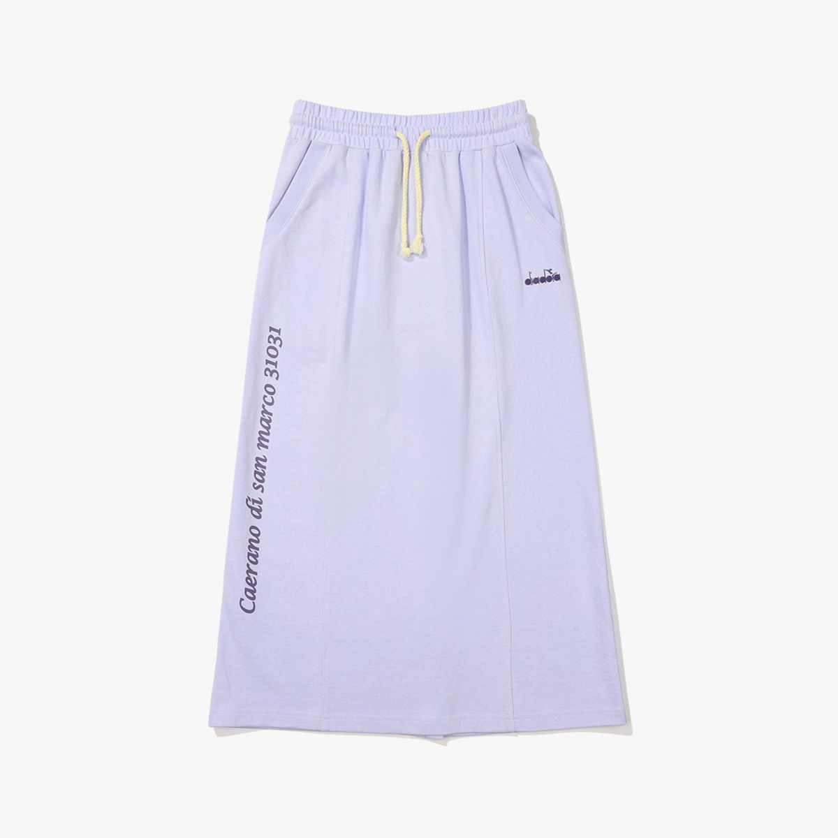 디아도라(diadora) 컴피 스웻 스커트 VIOLET