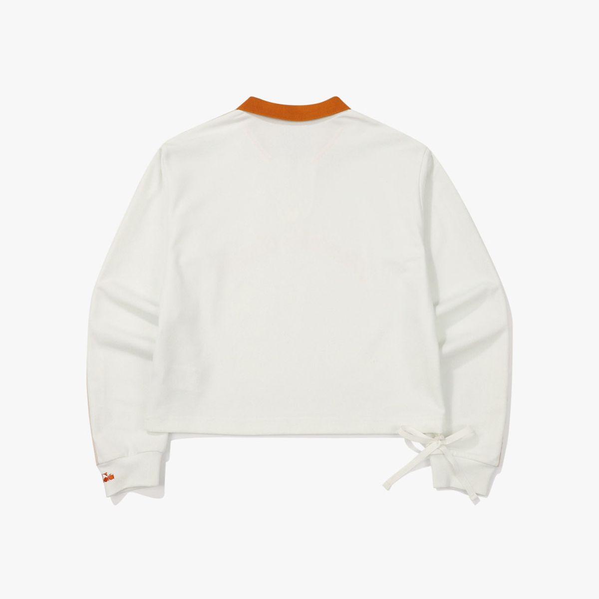 디아도라(diadora) PK 크롭 롱슬리브 탑 IVORY