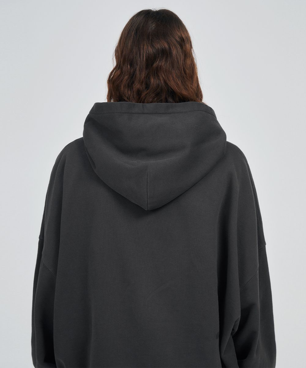 MUSINSA | INTEMPOMOOD Silhouette print overfit hoodie: 2 colors
