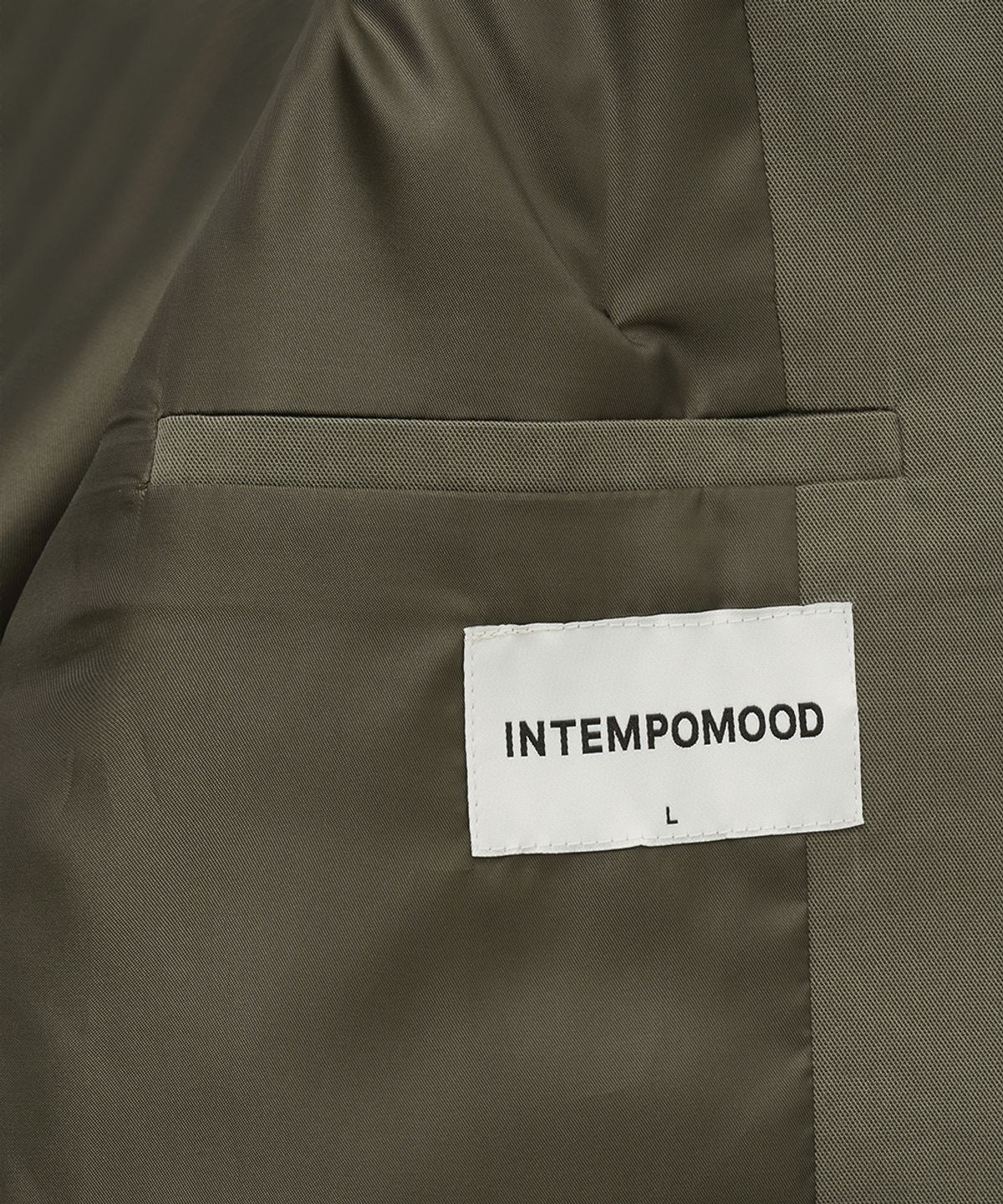 인템포무드(INTEMPOMOOD) 루프 포켓 워크 재킷_카키