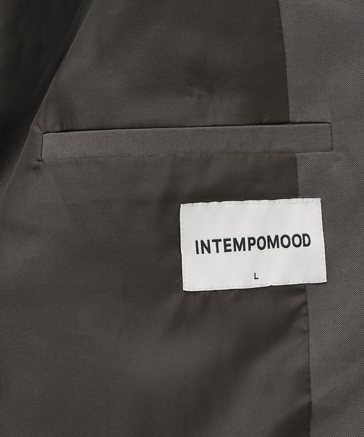 인템포무드(INTEMPOMOOD) 루프 포켓 워크 재킷_그라파이트