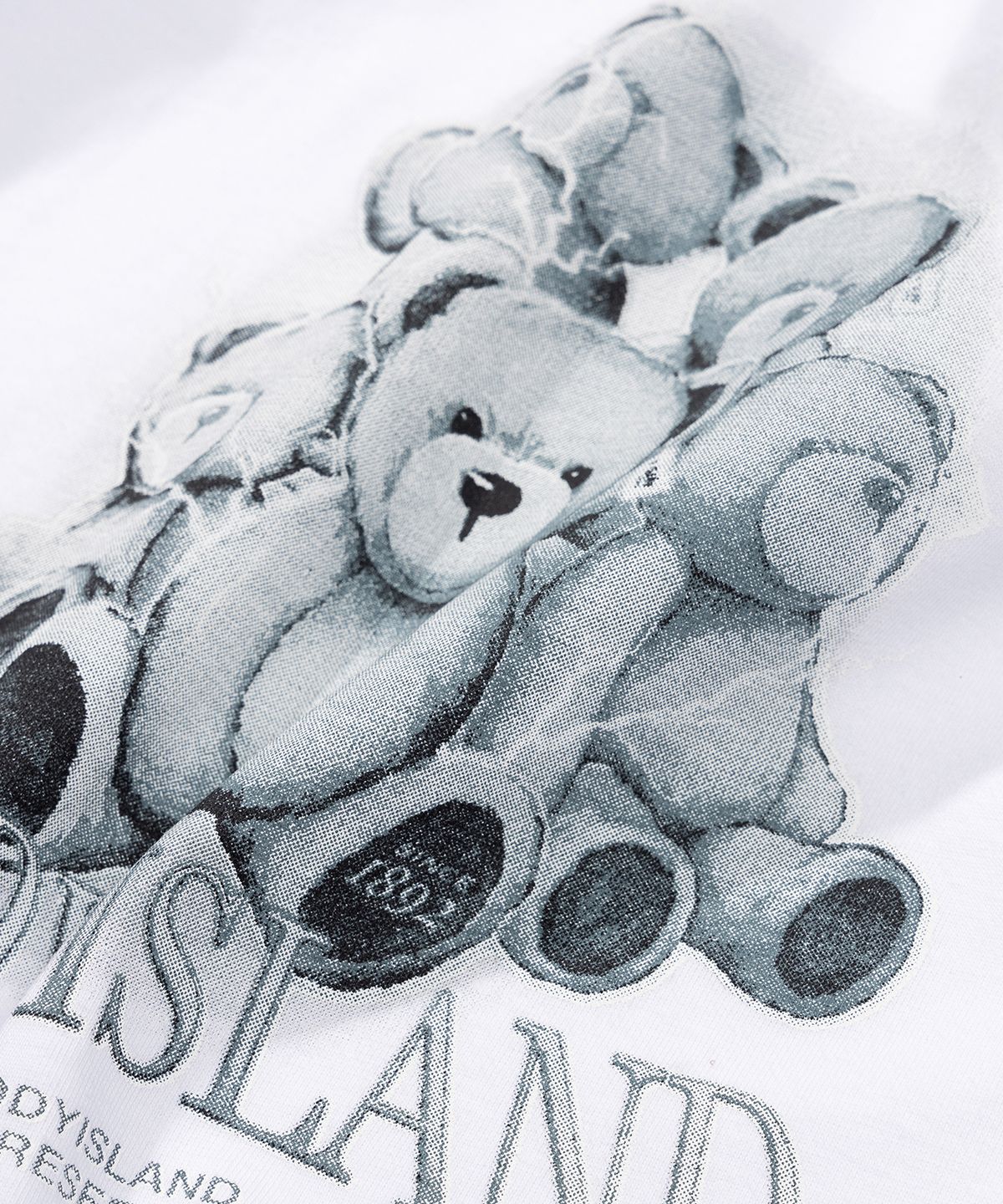 테디아일랜드(TEDDYISLAND) 번개 테디 반팔 화이트