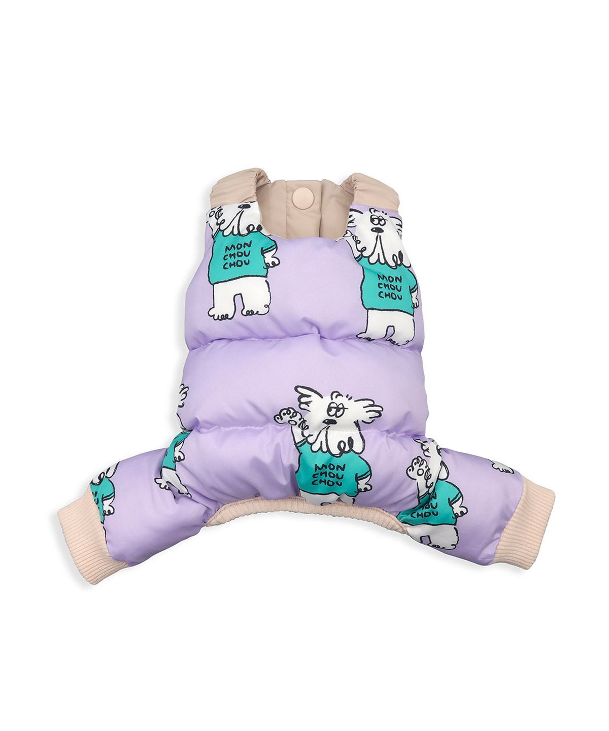 몽슈슈(MONCHOUCHOU) Smart Dog Reversible Jumpsuit