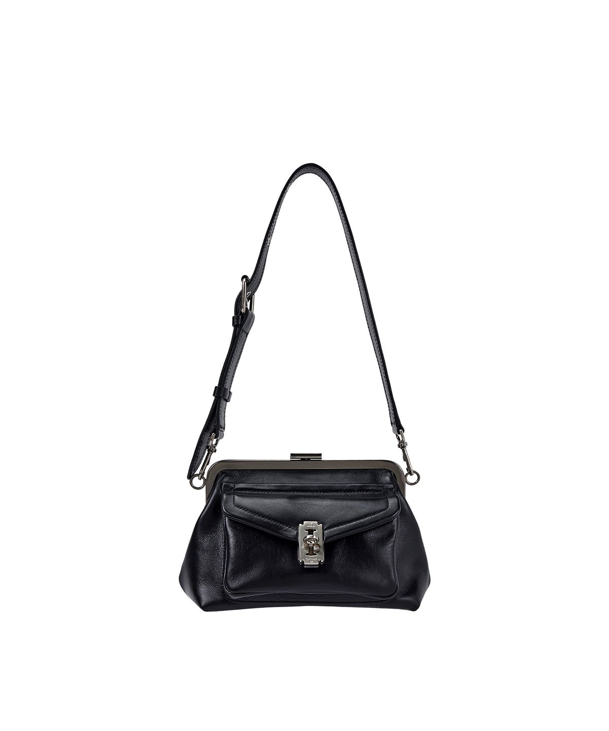 분크(VUNQUE) Occam Doux Cargo Frame Shoulder S (오캄 두 카고 프레임 숄더 스몰) Black