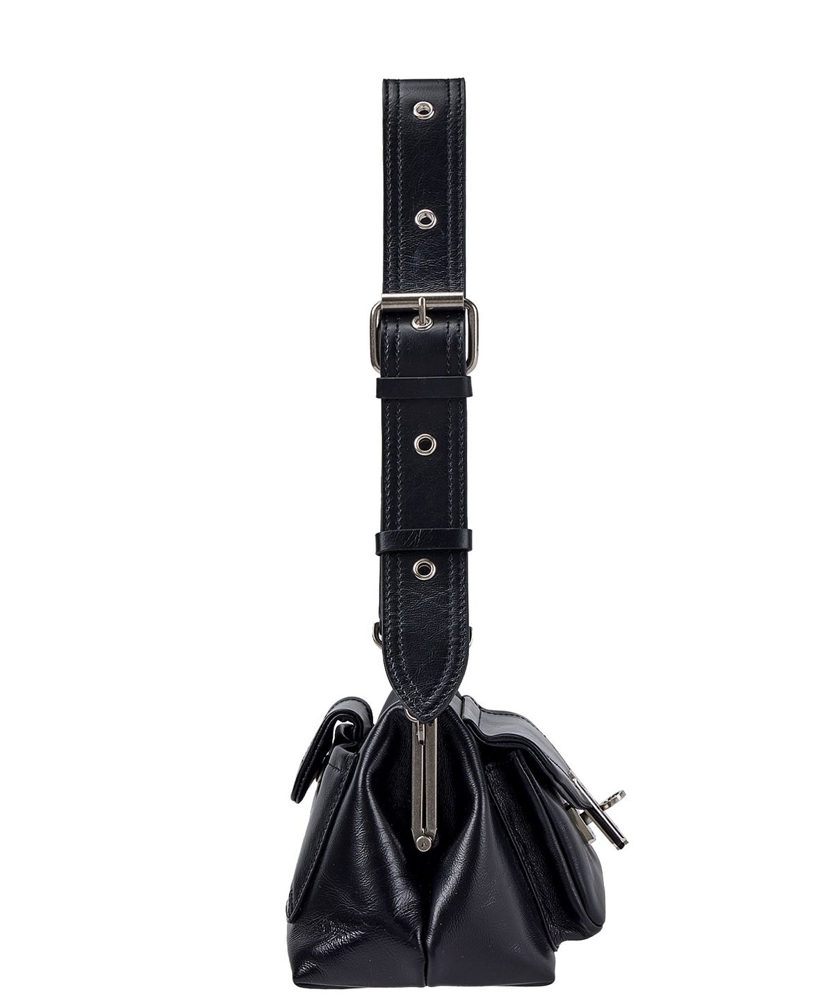 분크(VUNQUE) Occam Doux Cargo Frame Shoulder S (오캄 두 카고 프레임 숄더 스몰) Black