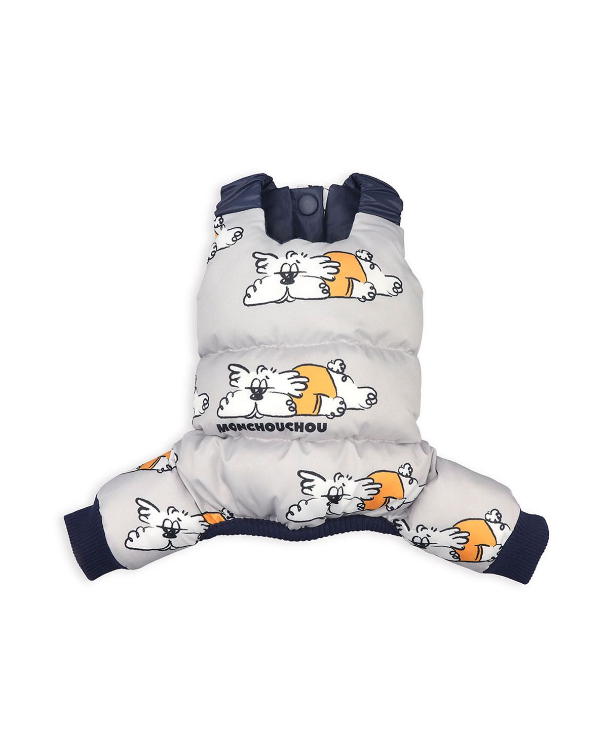 몽슈슈(MONCHOUCHOU) Sleepy Dog Reversible Jumpsuit