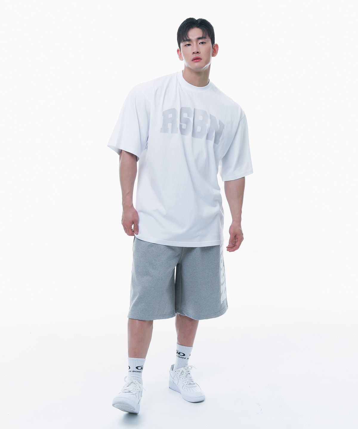 본투윈(BORN TO WIN) RSBN T-SHIRTS [WHITE]